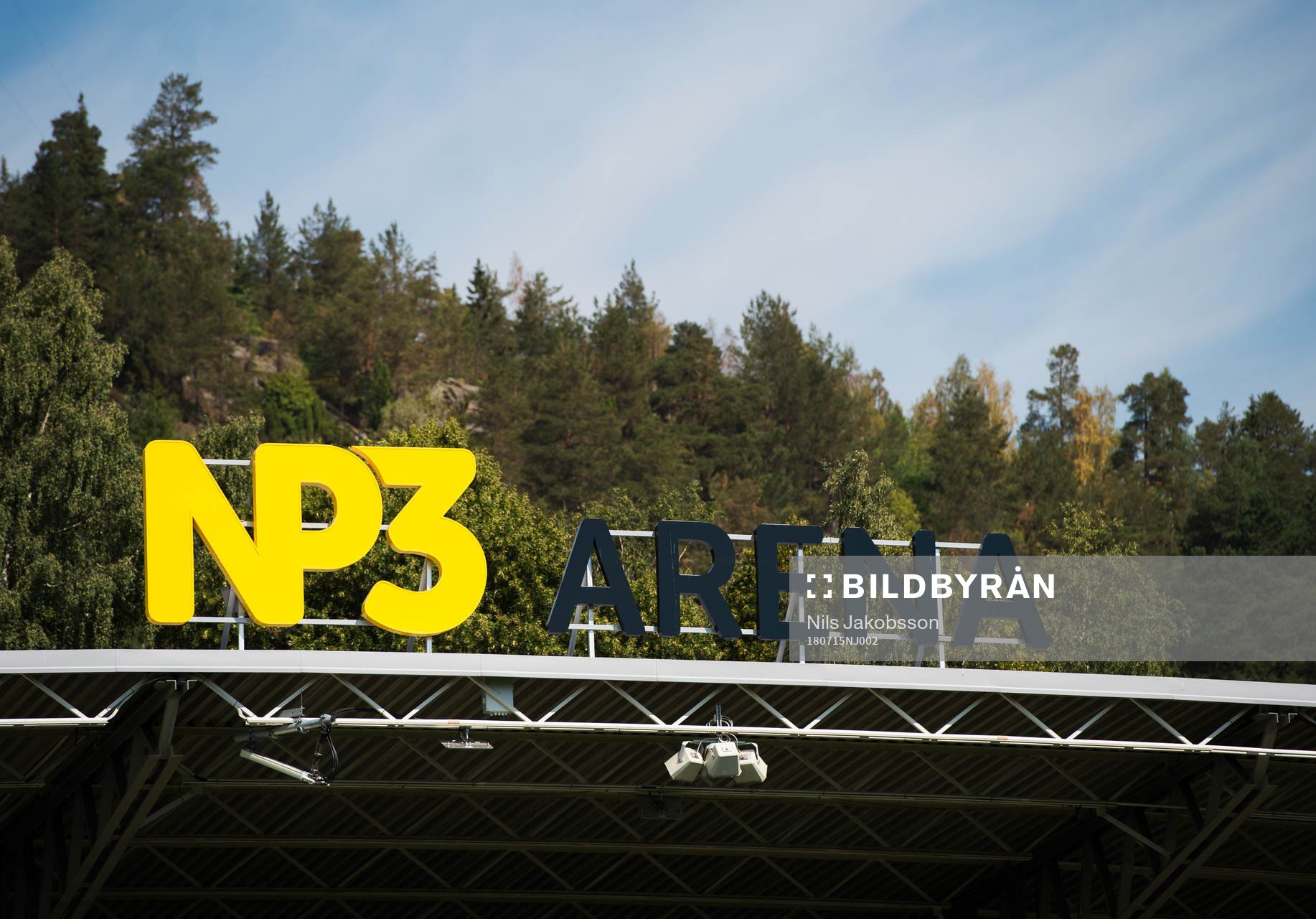 NP# arena innan fotbollsmatchen i Allsvenskan mellan GIF