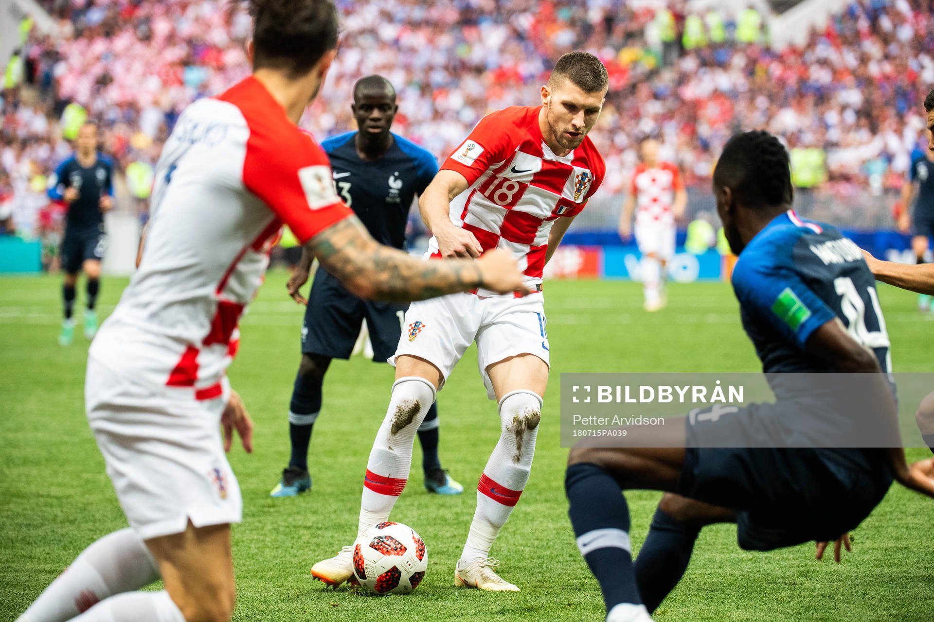 Ante Rebic of Croatia