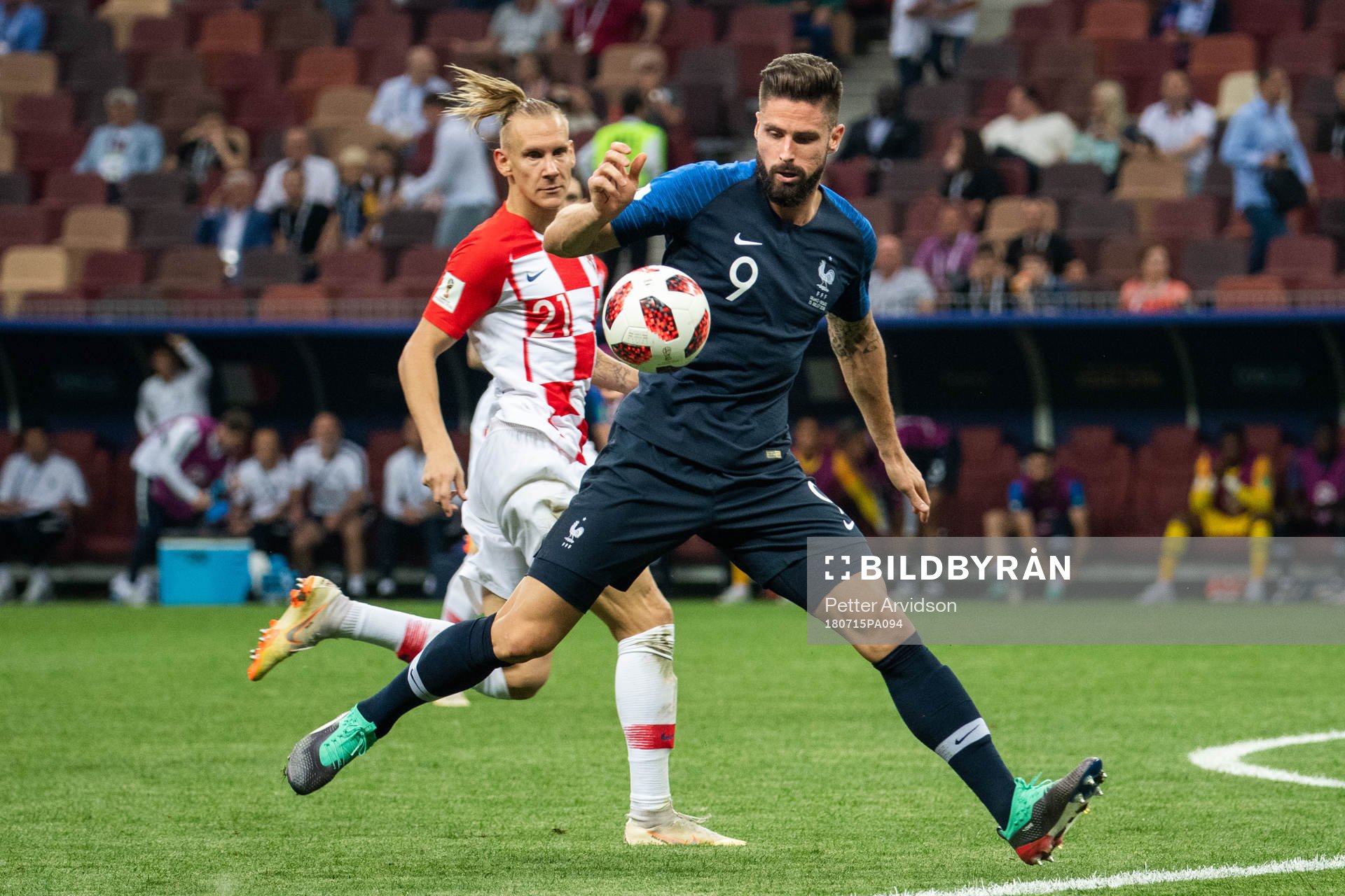 Olivier Giroud of France in action