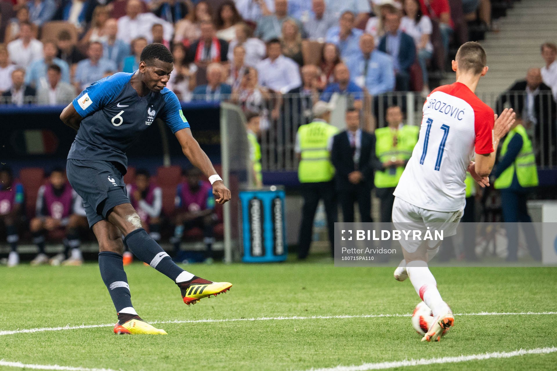 Paul Pogba of France scores 3-1