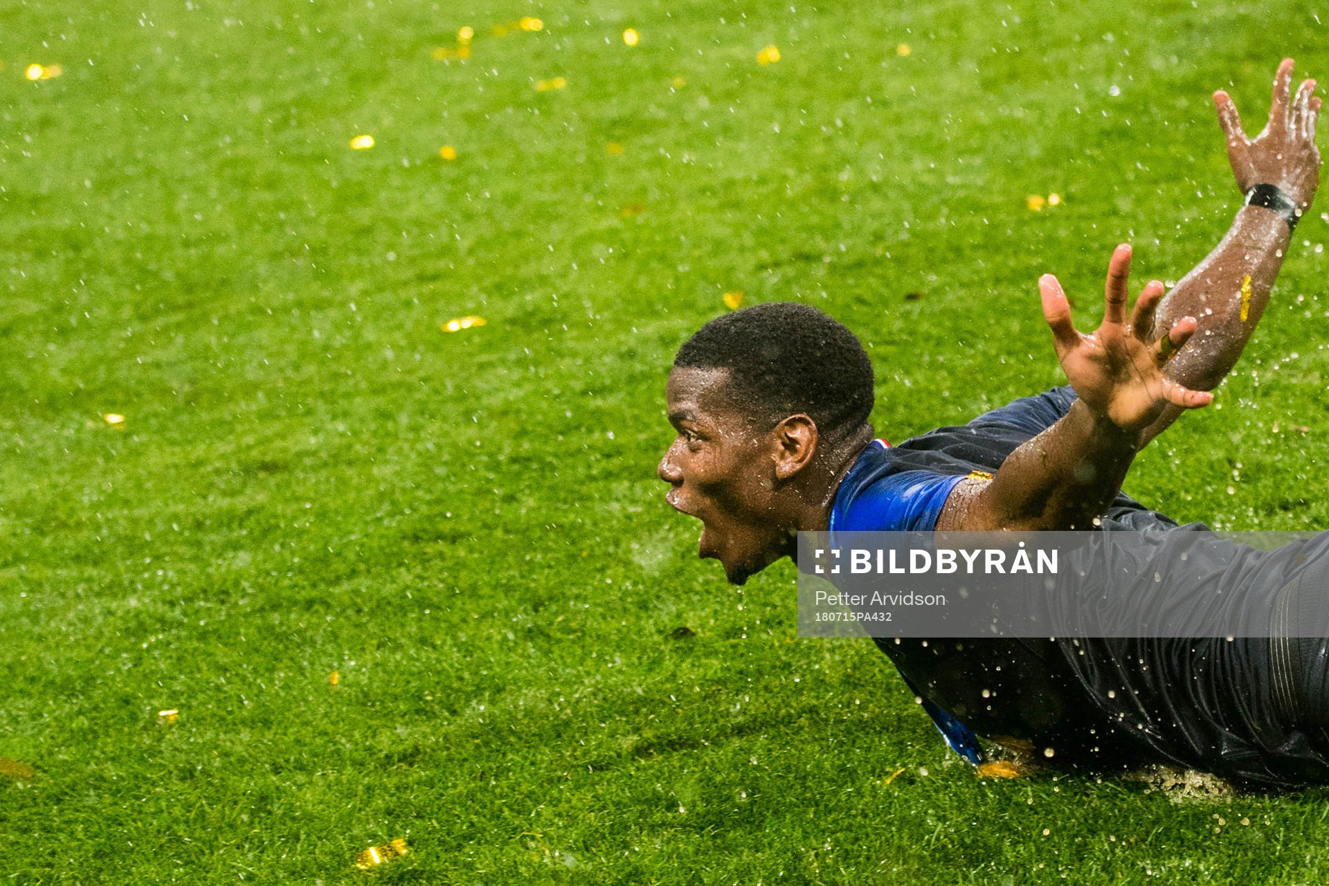 Paul Pogba of France celebrate