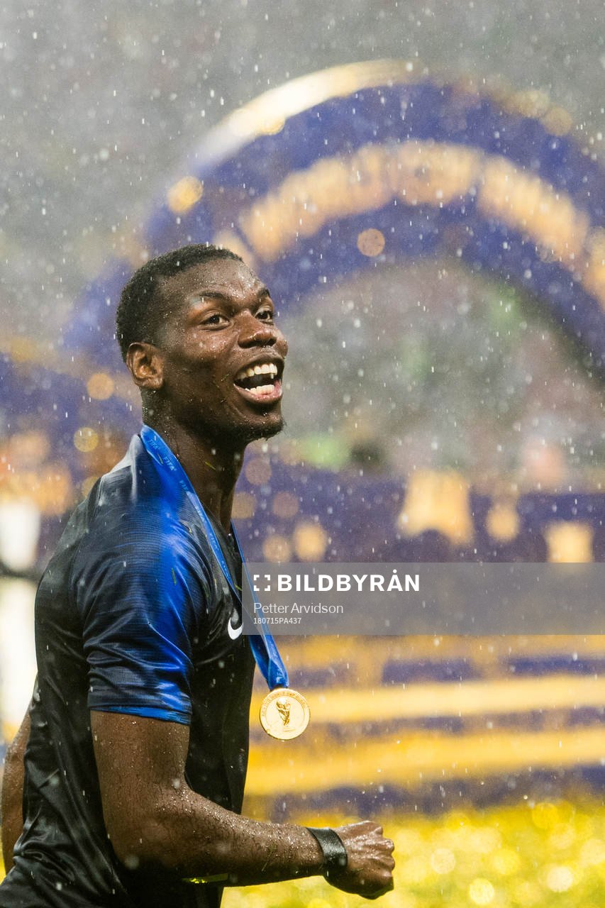 Paul Pogba of France celebrate