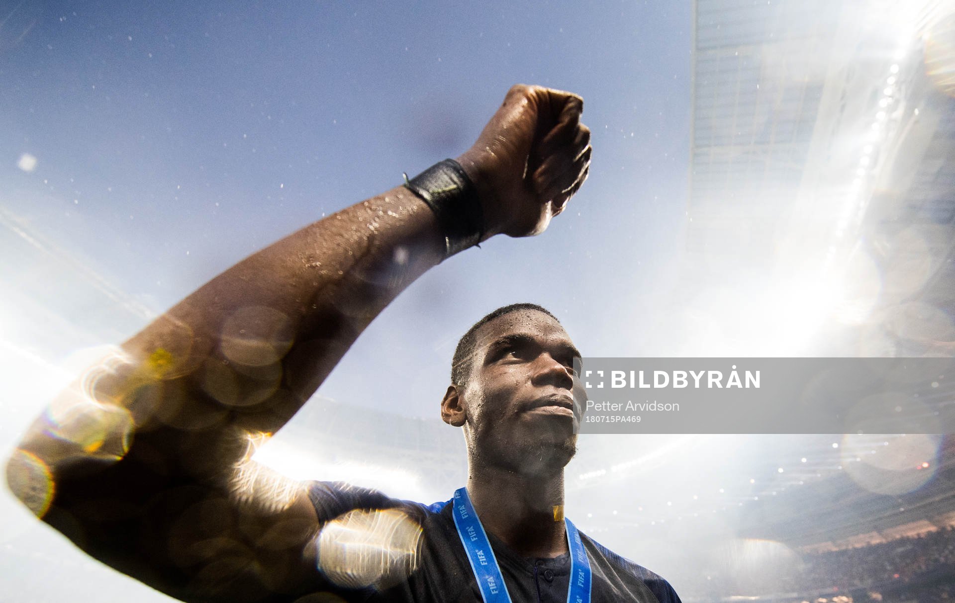 Paul Pogba of France celebrate