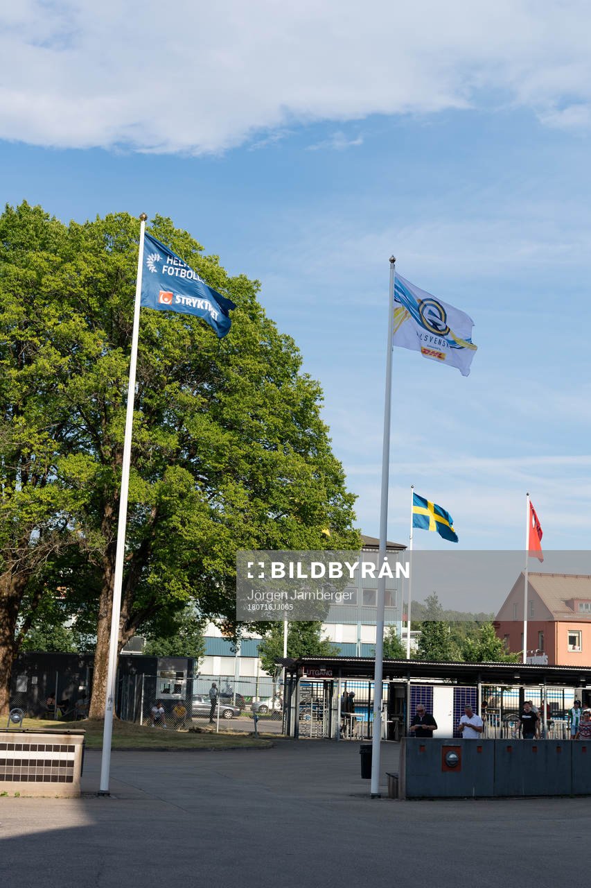 Flaggor vid Borås arena