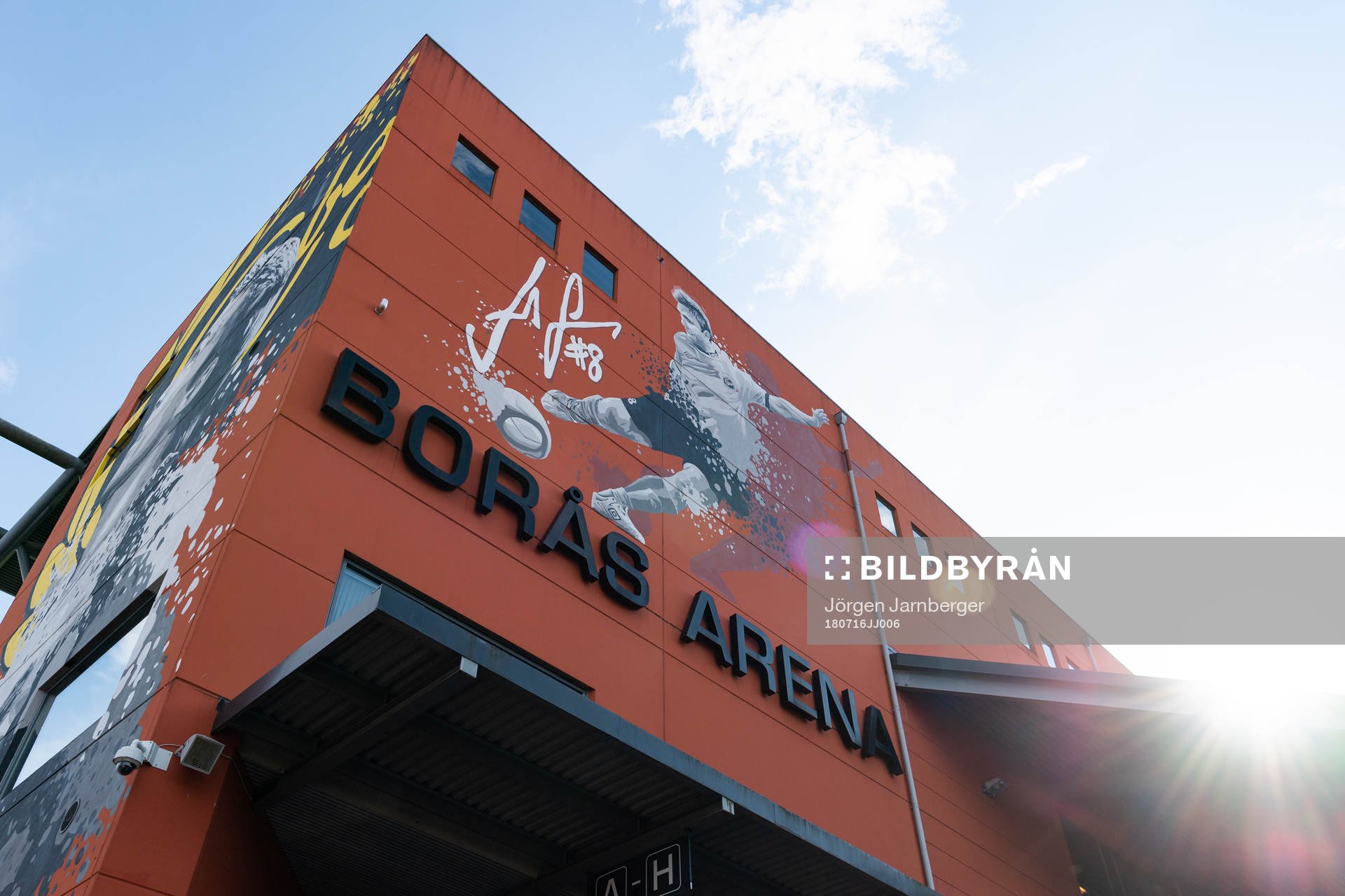 Exteriör på Borås arena