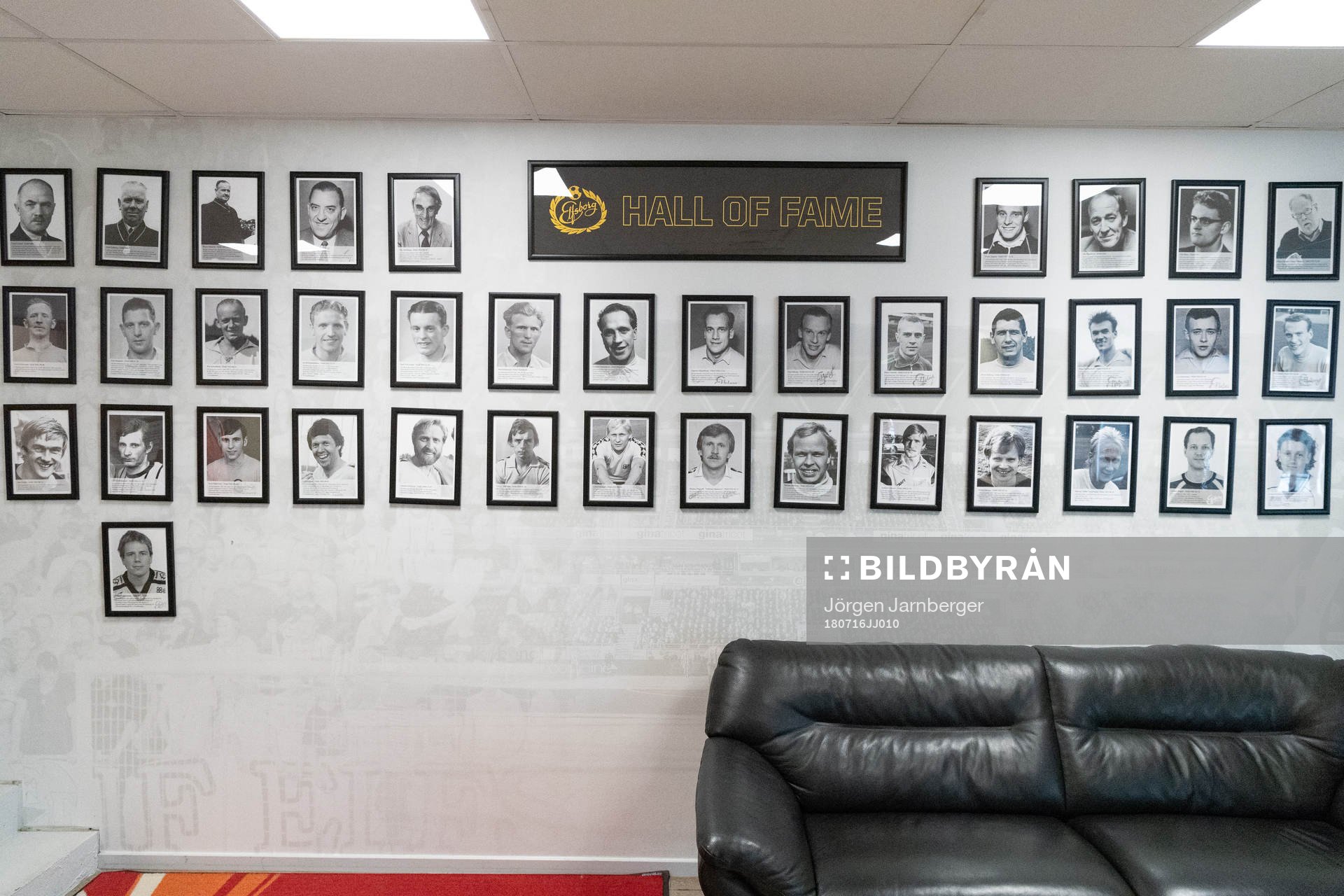 Elfsborgs vägg med Hall of Fame