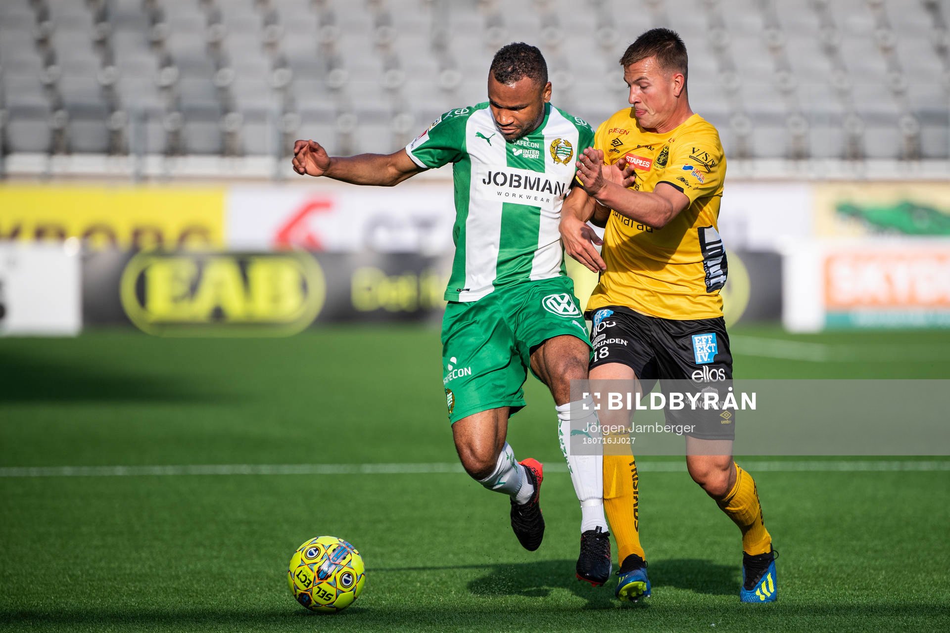 Elfsborgs Simon Olsson och Hammarbys Serge-Junior