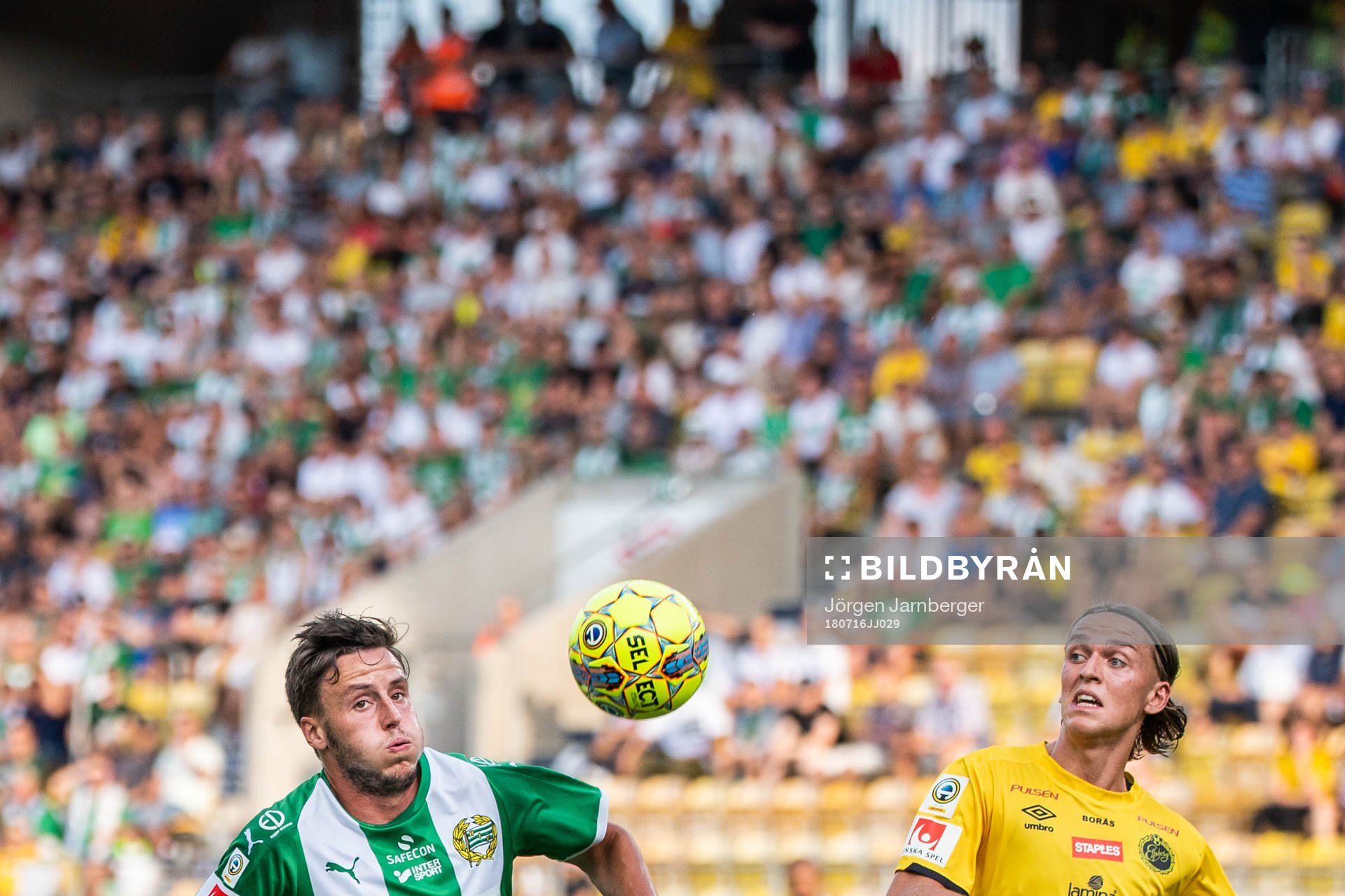 Hammarbys Jeppe Andersen och Elfsborgs Jesper Karlsson