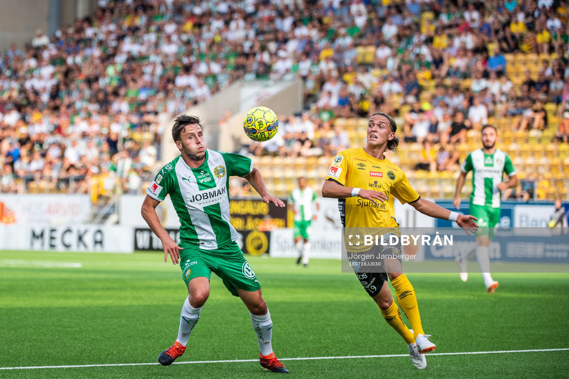 Hammarbys Jeppe Andersen och Elfsborgs Jesper Karlsson