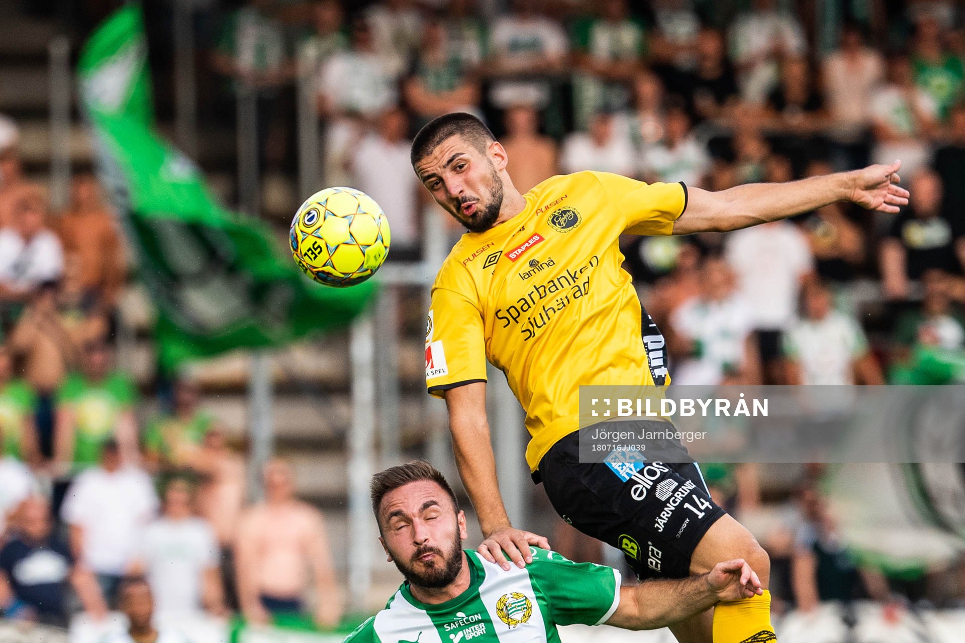 Elfsborgs Ibrahim Dresevic och Hammarbys Muamer Tankovic