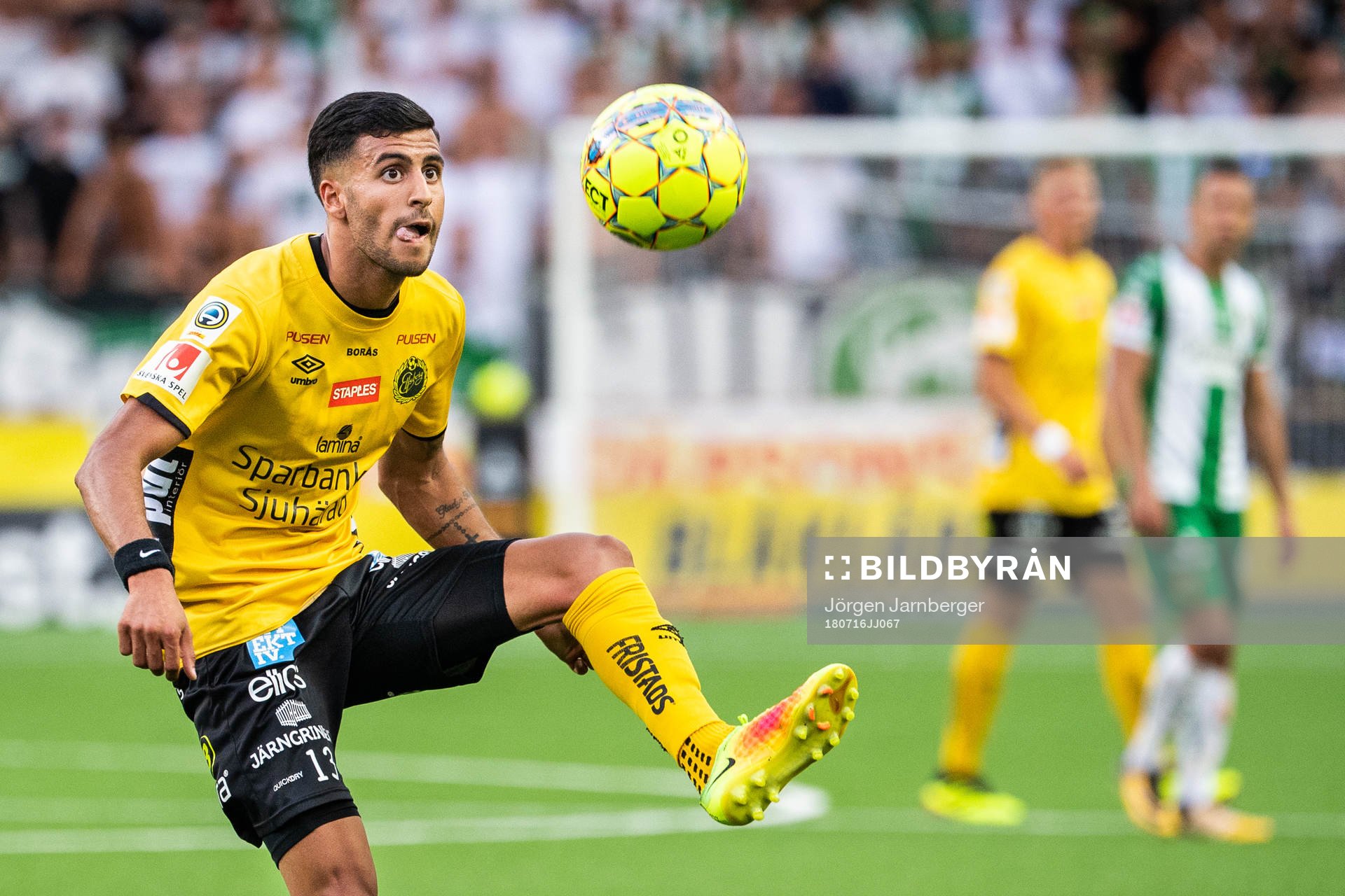 Elfsborgs Rami Kaib med bollen