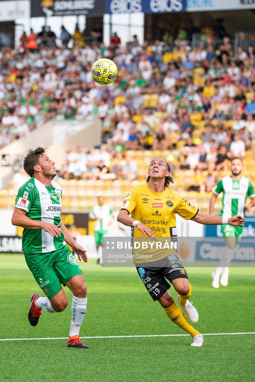 Hammarbys Jeppe Andersen och Elfsborgs Jesper Karlsson