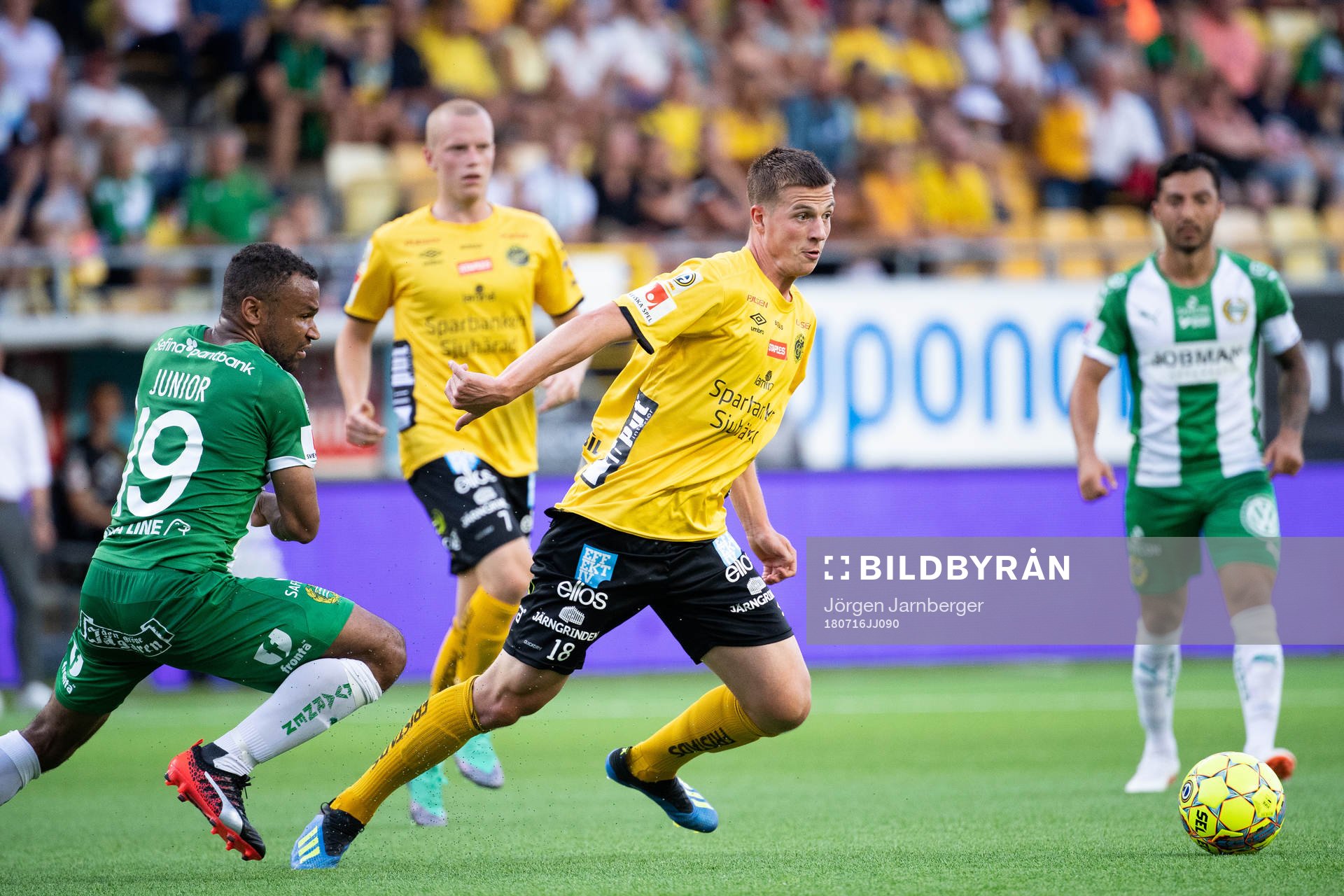 Elfsborgs Simon Olsson och Hammarbys Serge-Junior