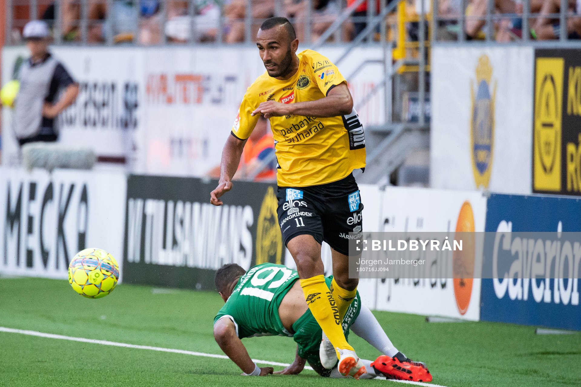 Elfsborgs Issam Jebali och Hammarbys Serge-Junior