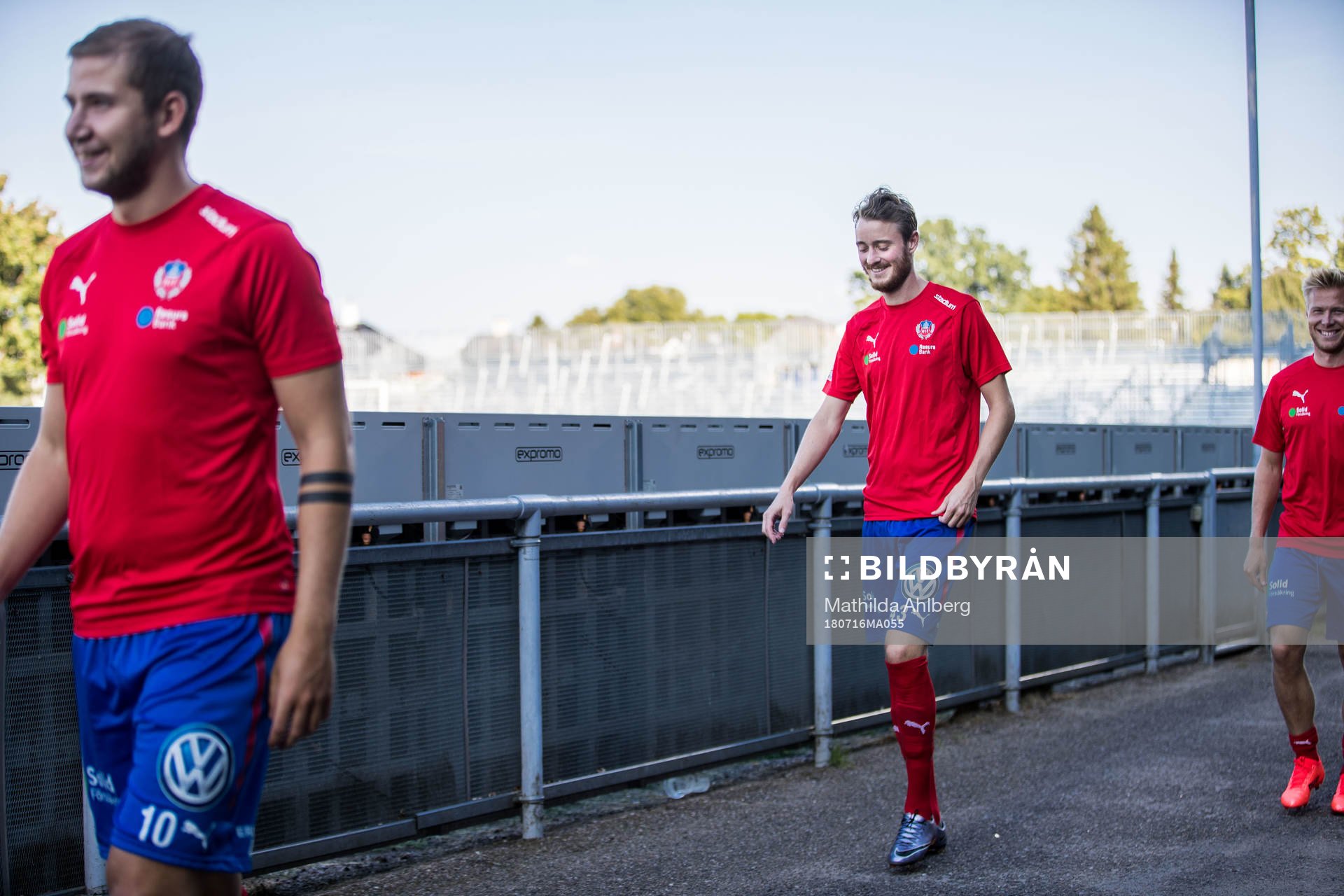 Helsingborgs Darijan Bojanic och Rasmus Jönsson