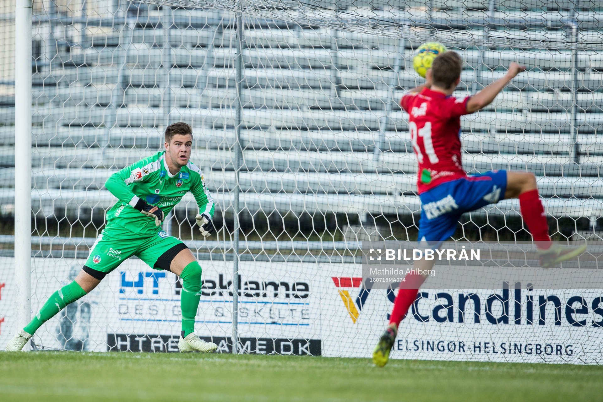 Helsingborgs målvakt Robin Streifert