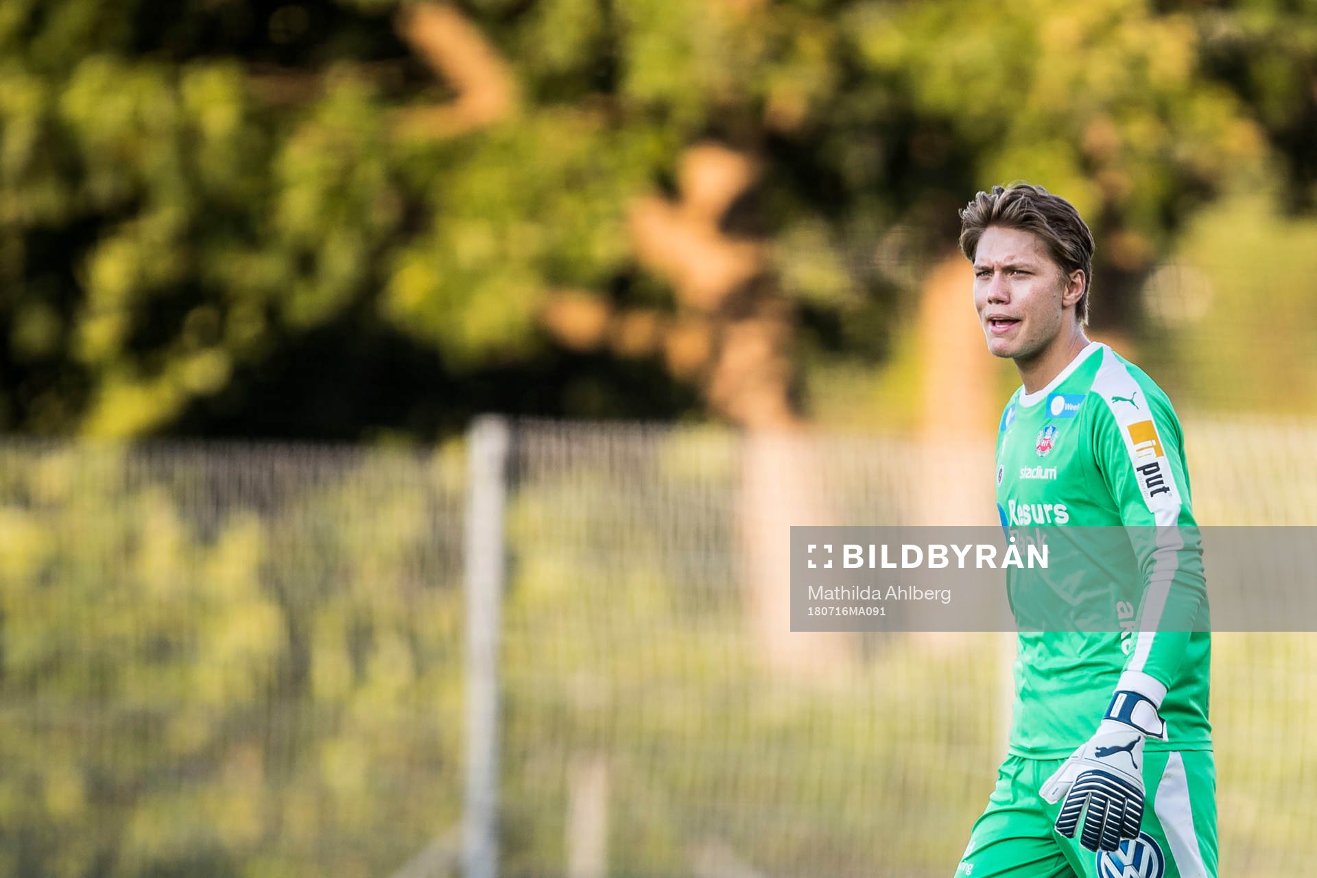 Helsingborgs målvakt Kalle Joelsson