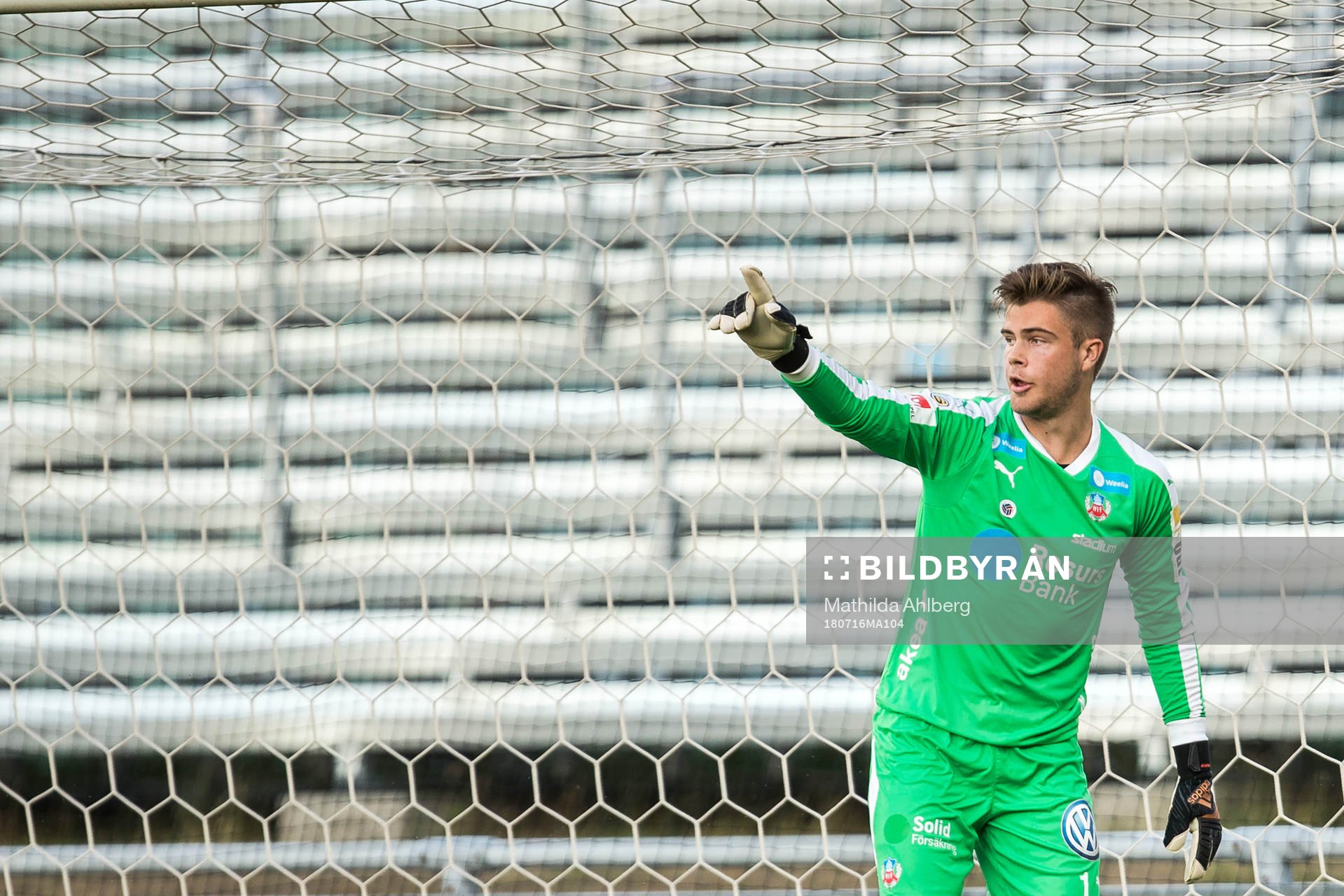 Helsingborgs målvakt Robin Streifert