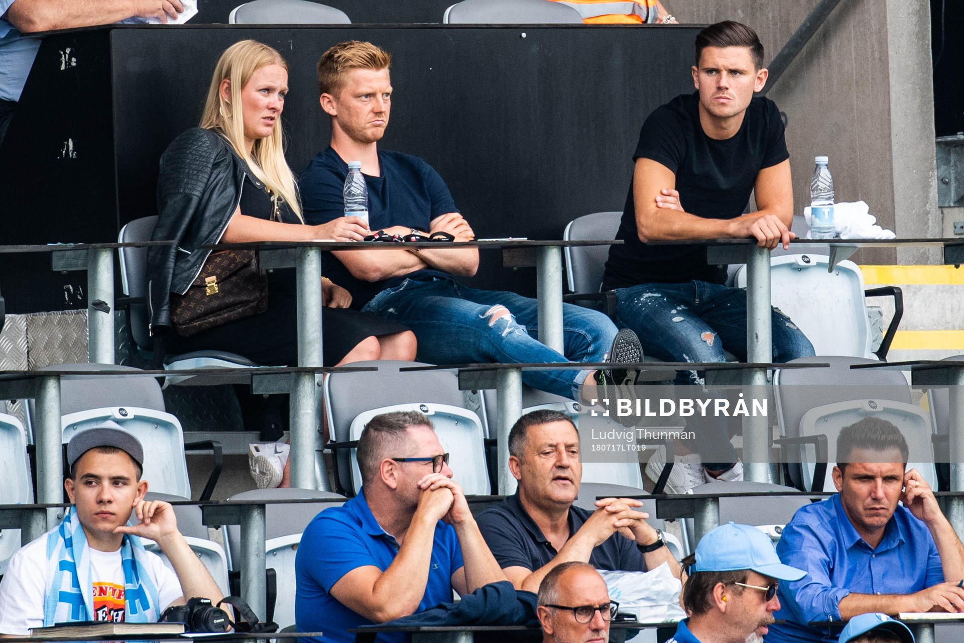 Anders Christiansen and Marcus Antonsson of Malmö FF (top)