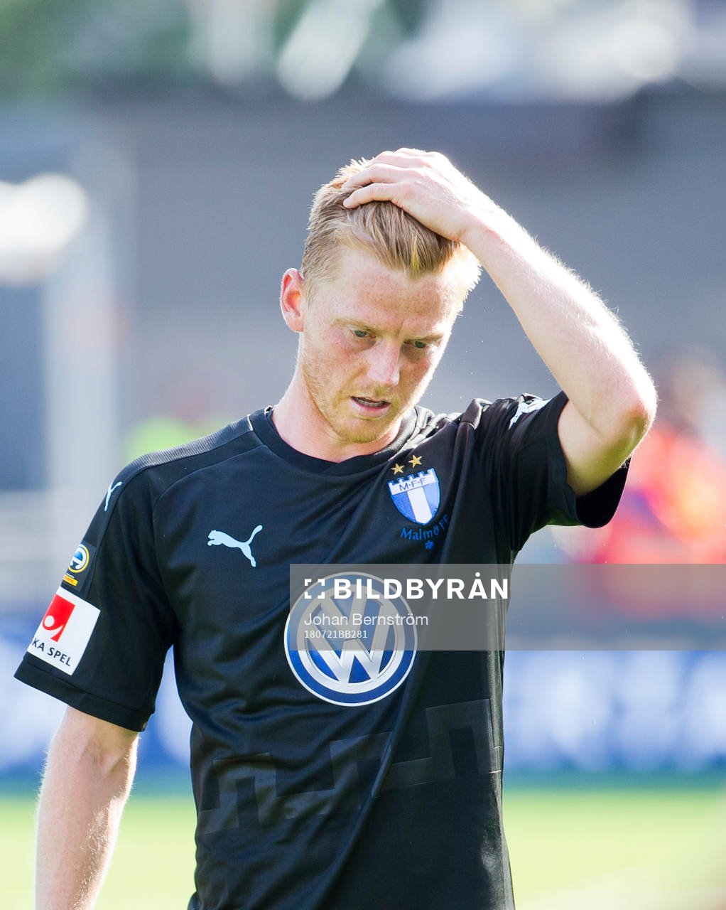 Malmö FFs Anders Christiansen deppar
