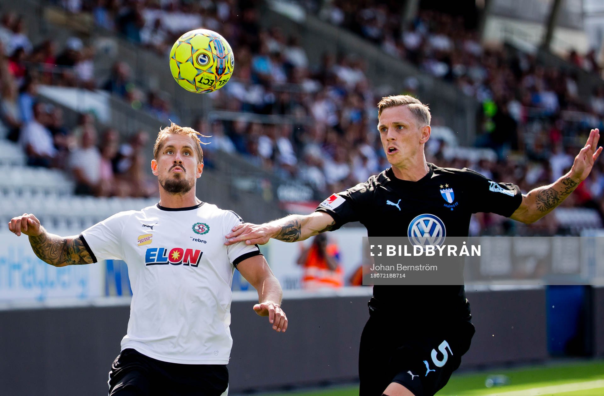 Örebros Daniel Björnkvist och Malmö FFs Sören Rieks
