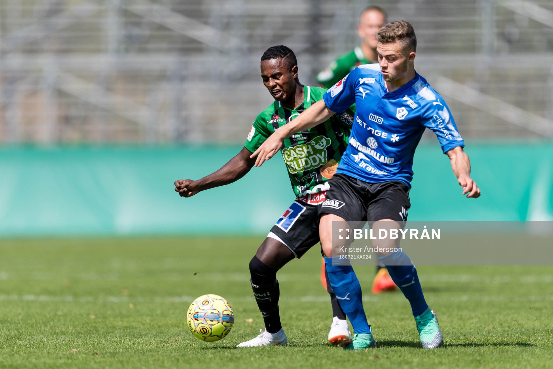 Varbergs Nahom Girmai Netabay och Halmstads Gabriel
