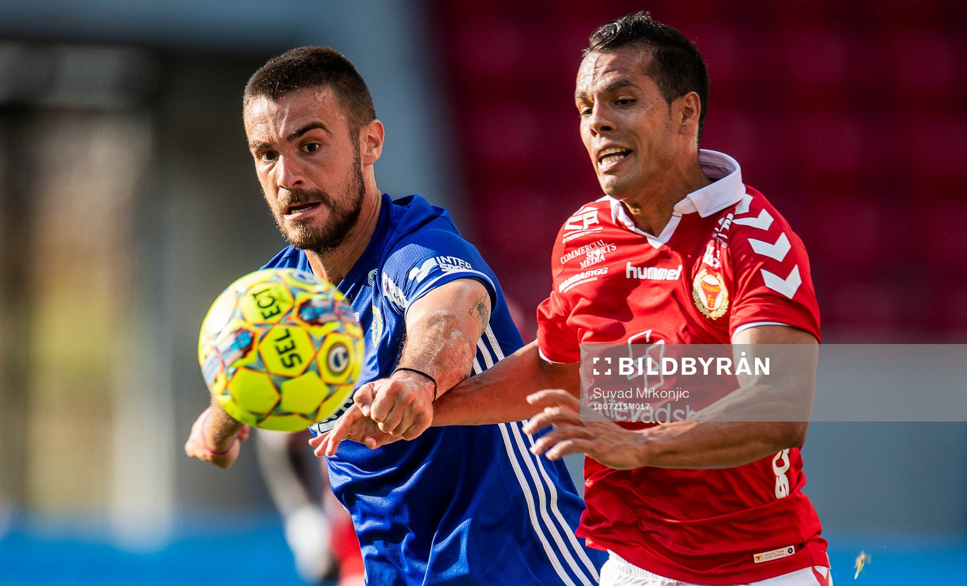 Kalmars Hiago Ramiro och Sundsvalls Carlos Garcia