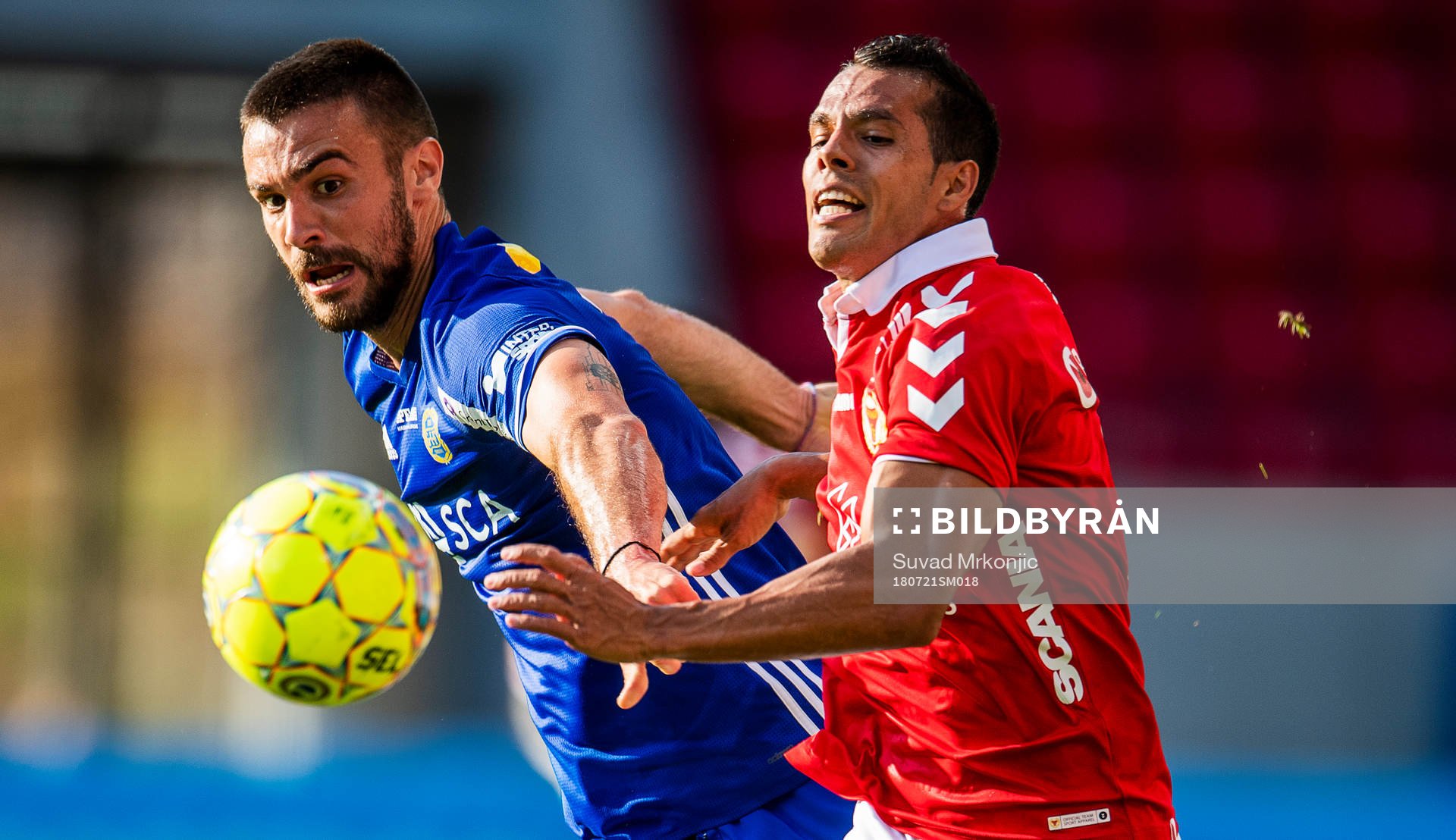 Kalmars Hiago Ramiro och Sundsvalls Carlos Garcia