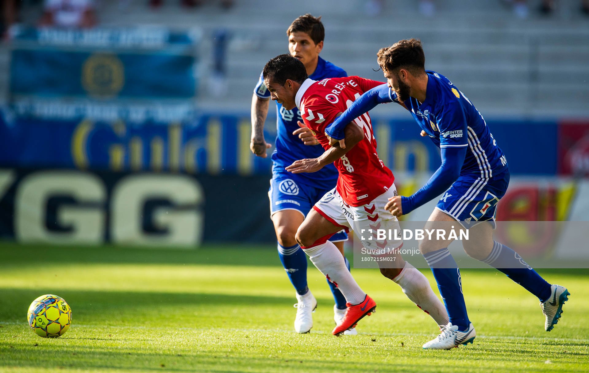 Kalmars Hiago Ramiro och Sundsvalls Carlos Garcia