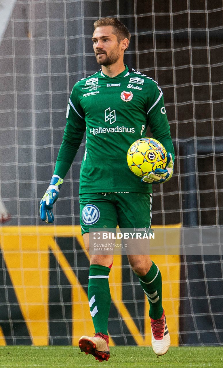 Kalmars målvakt Lucas Hägg-Johansson