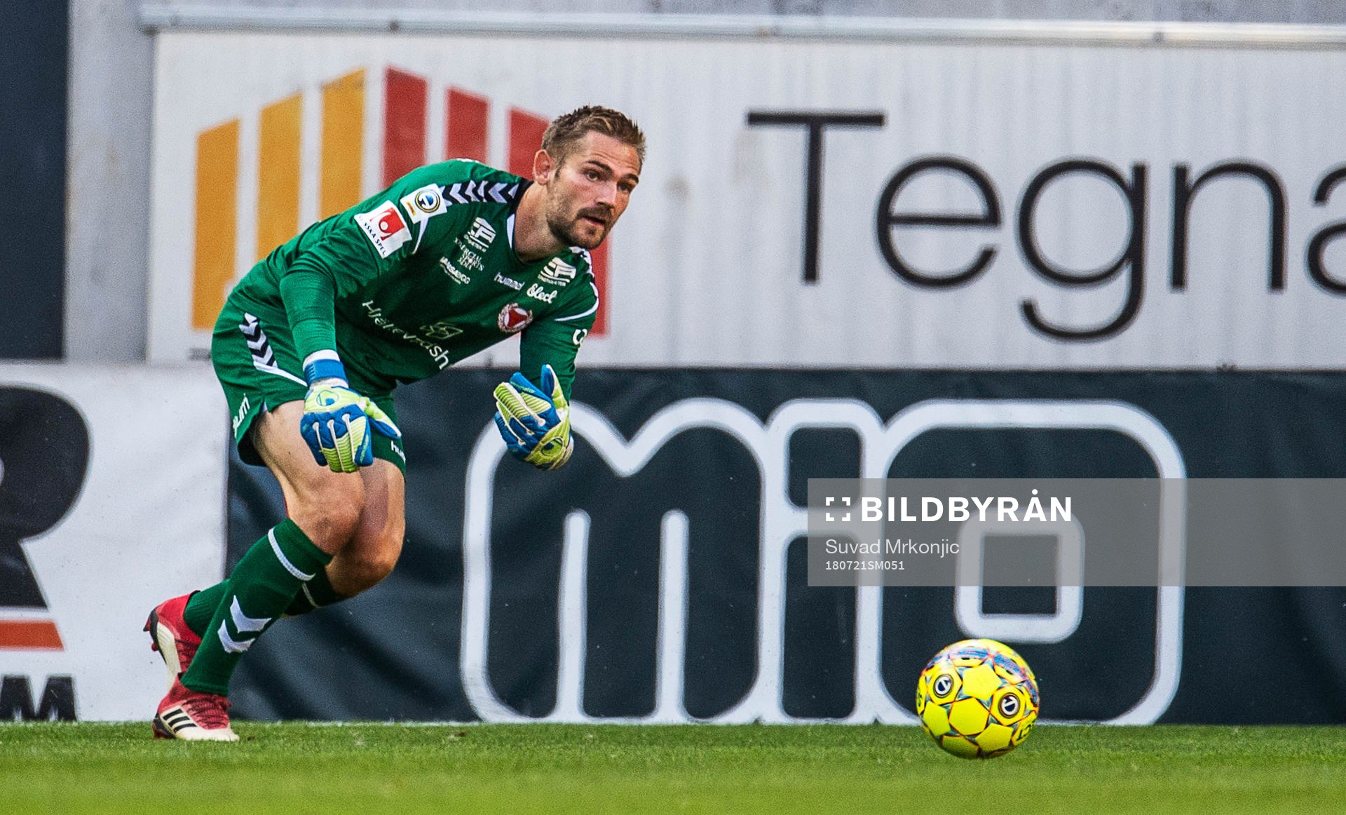 Kalmars målvakt Lucas Hägg-Johansson