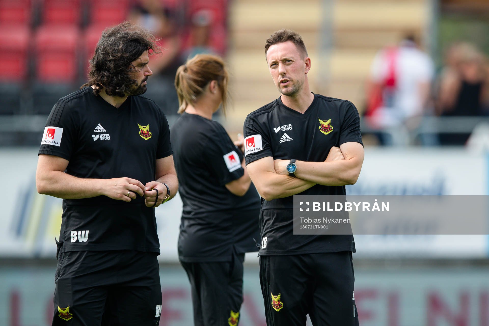 Östersunds assisterande tränare Brian Wake och tränare