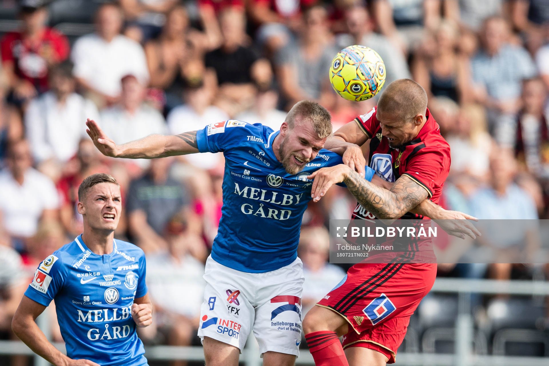 Trelleborgs Robin Nilsson i nickduell med Östersunds