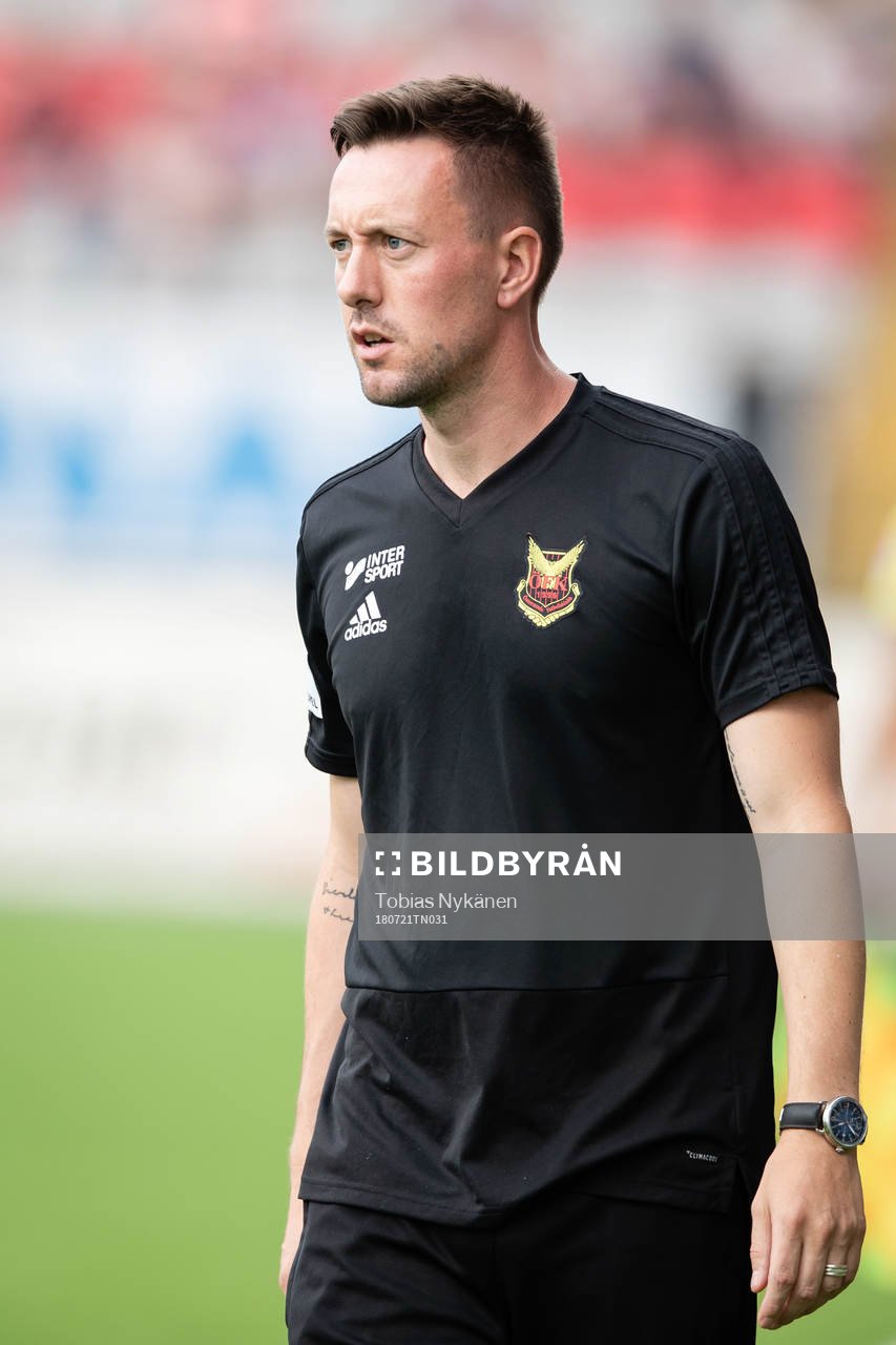 Östersunds tränare Ian Burchnall