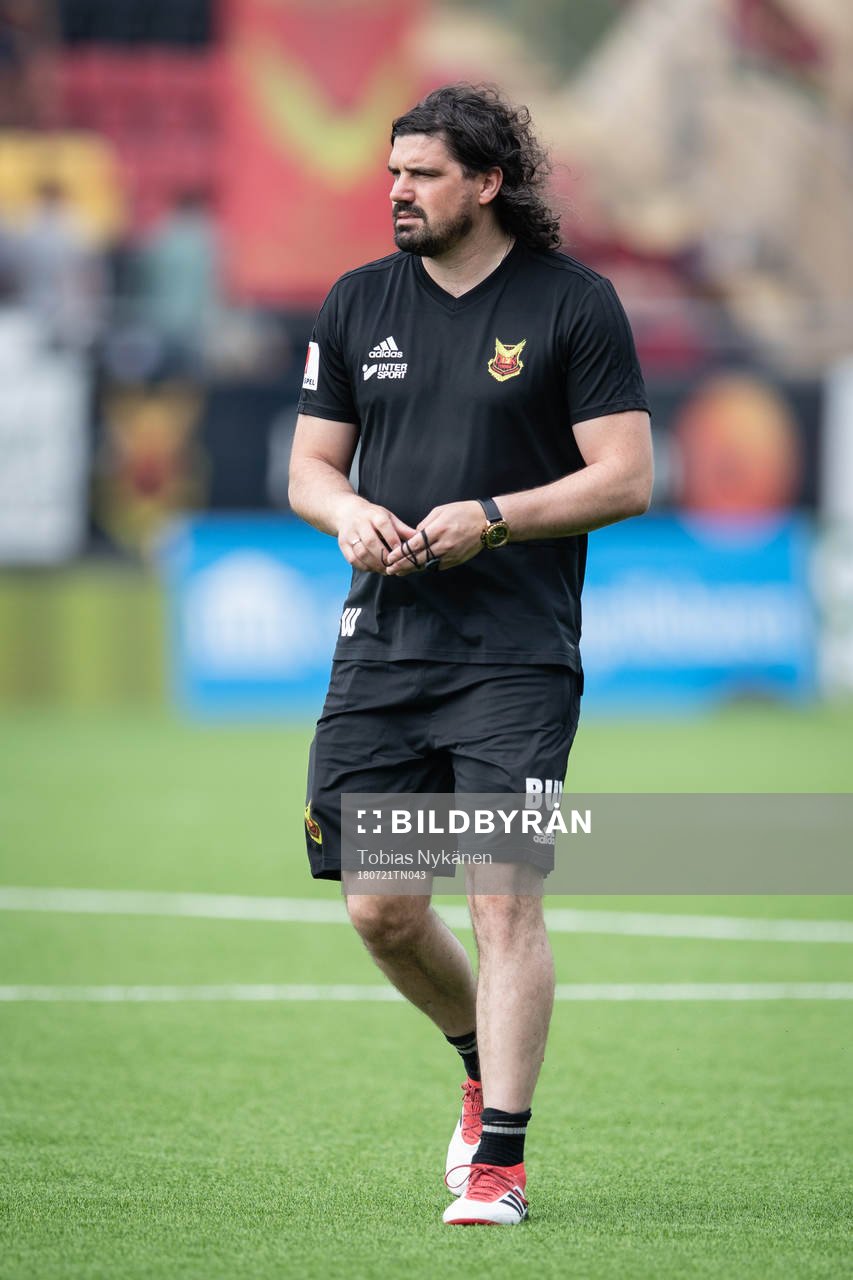 Östersunds assisterande tränare Brian Wake