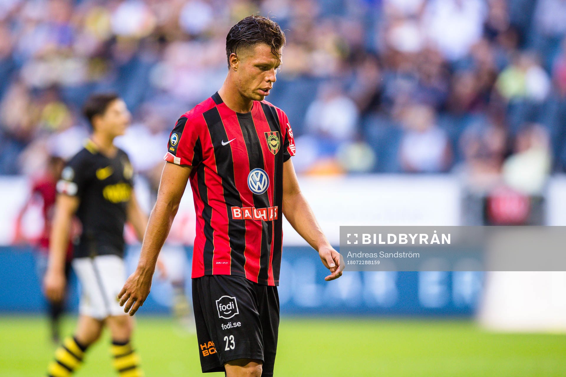 Brommapojkarnas Erik Figueroa deppar