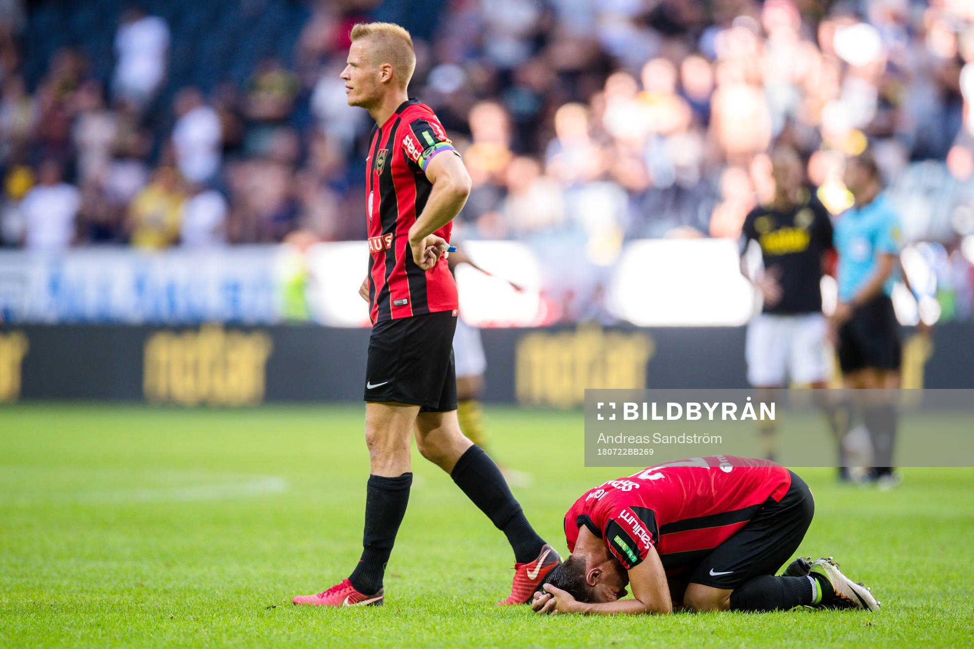 Brommapojkarnas Erik Figueroa och Martin Rauschenberg