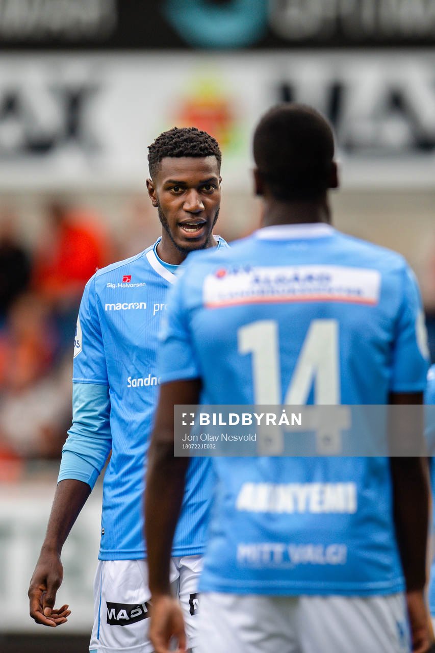 Akinbola Akinyemi and Akinsola Akinyemi of Sandnes Ulf