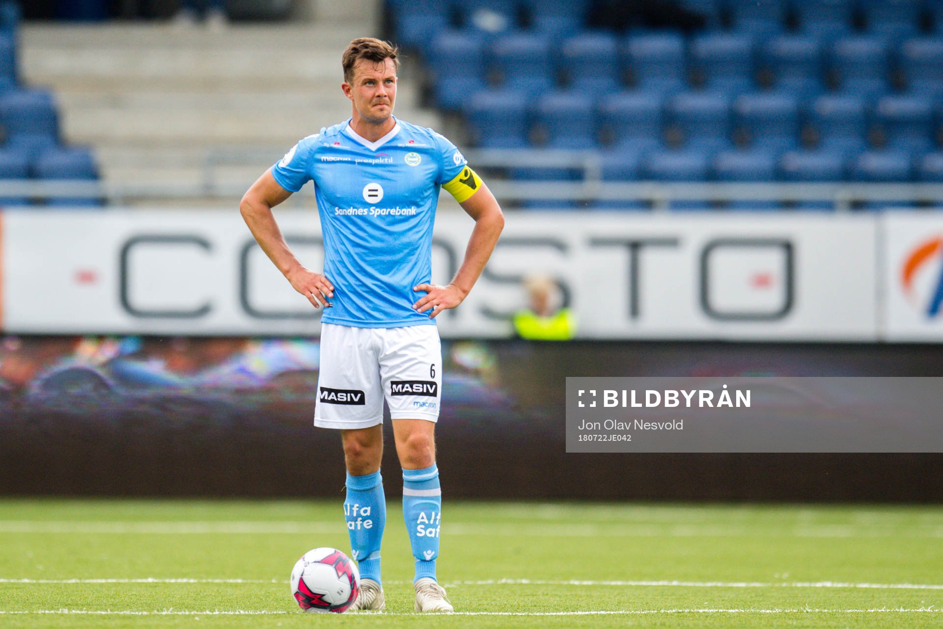 Niels Vorthoren of Sandnes Ulf looks dejected
