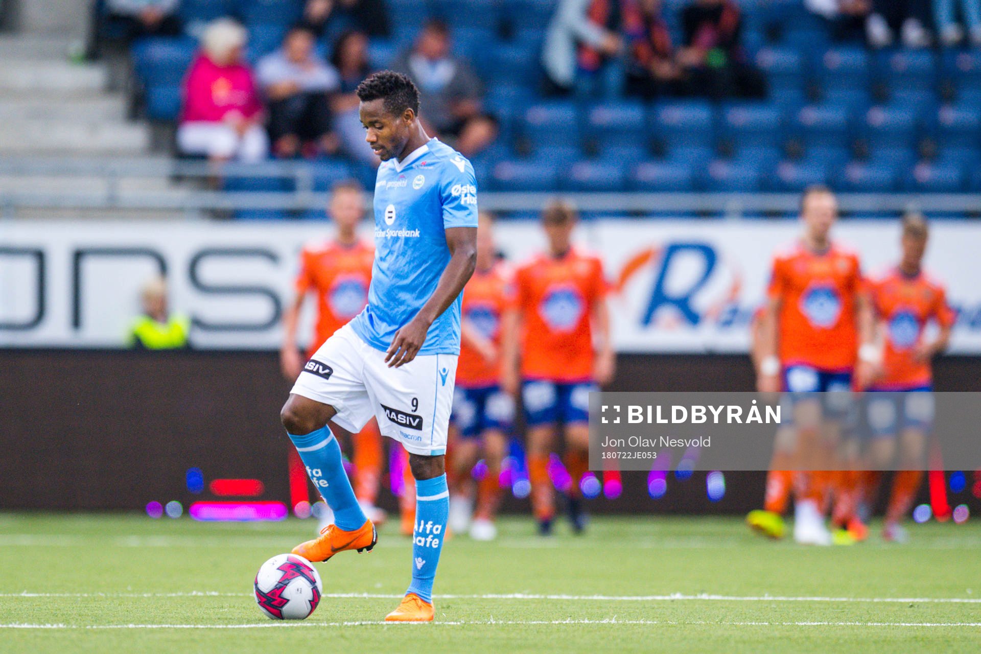 Kachi of Sandnes Ulf looks dejected