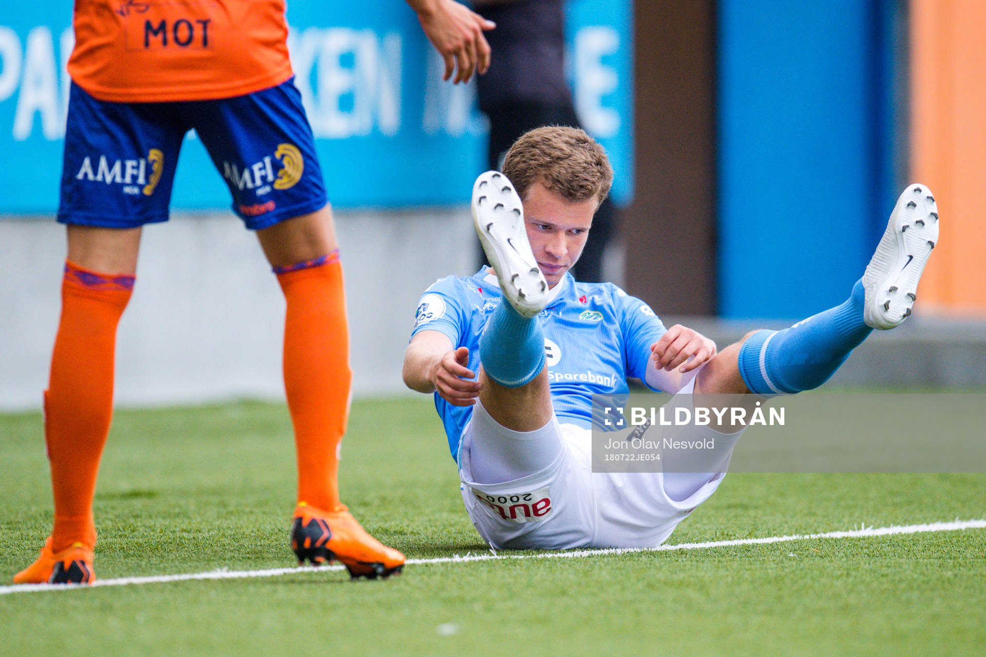 Vegard Østraat Erlien of Sandnes Ulf looks dejected