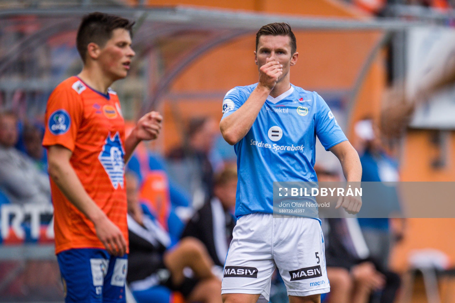 Daniel Edvardsen of Sandnes Ulf looks dejected