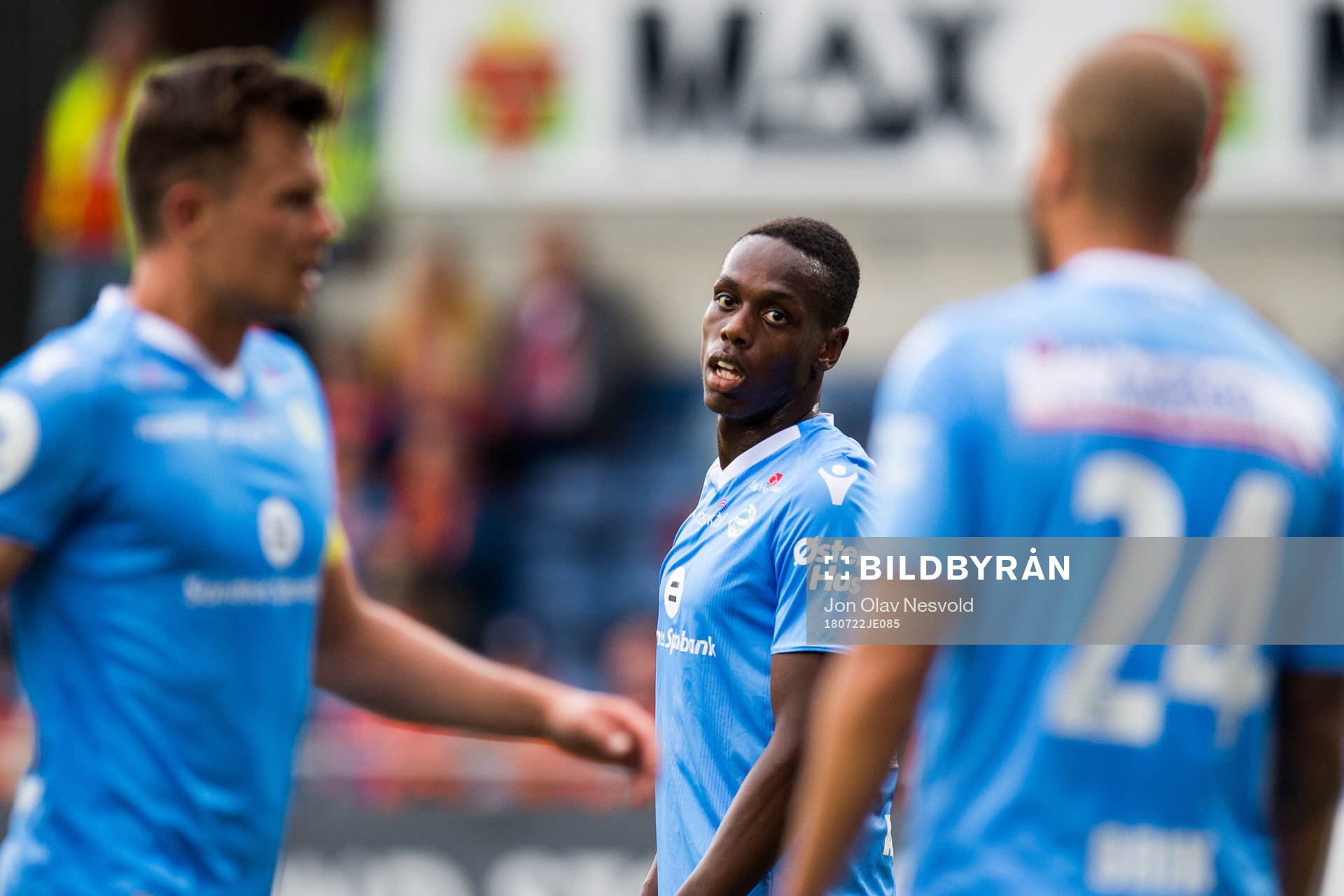 Akinsola Akinyemi of Sandnes Ulf
