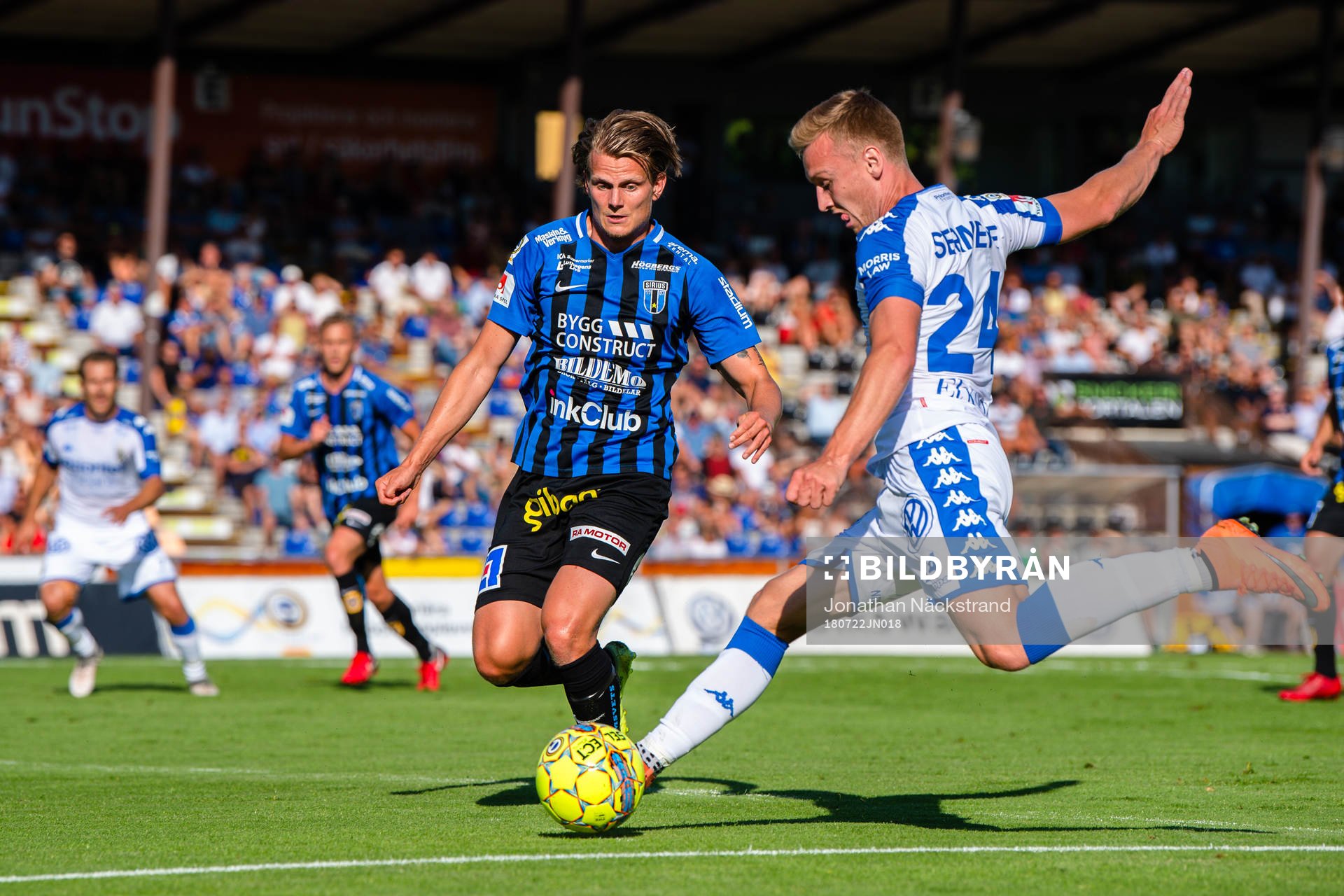 IFK Göteborgs David Boo Wiklander och Sirius Tim