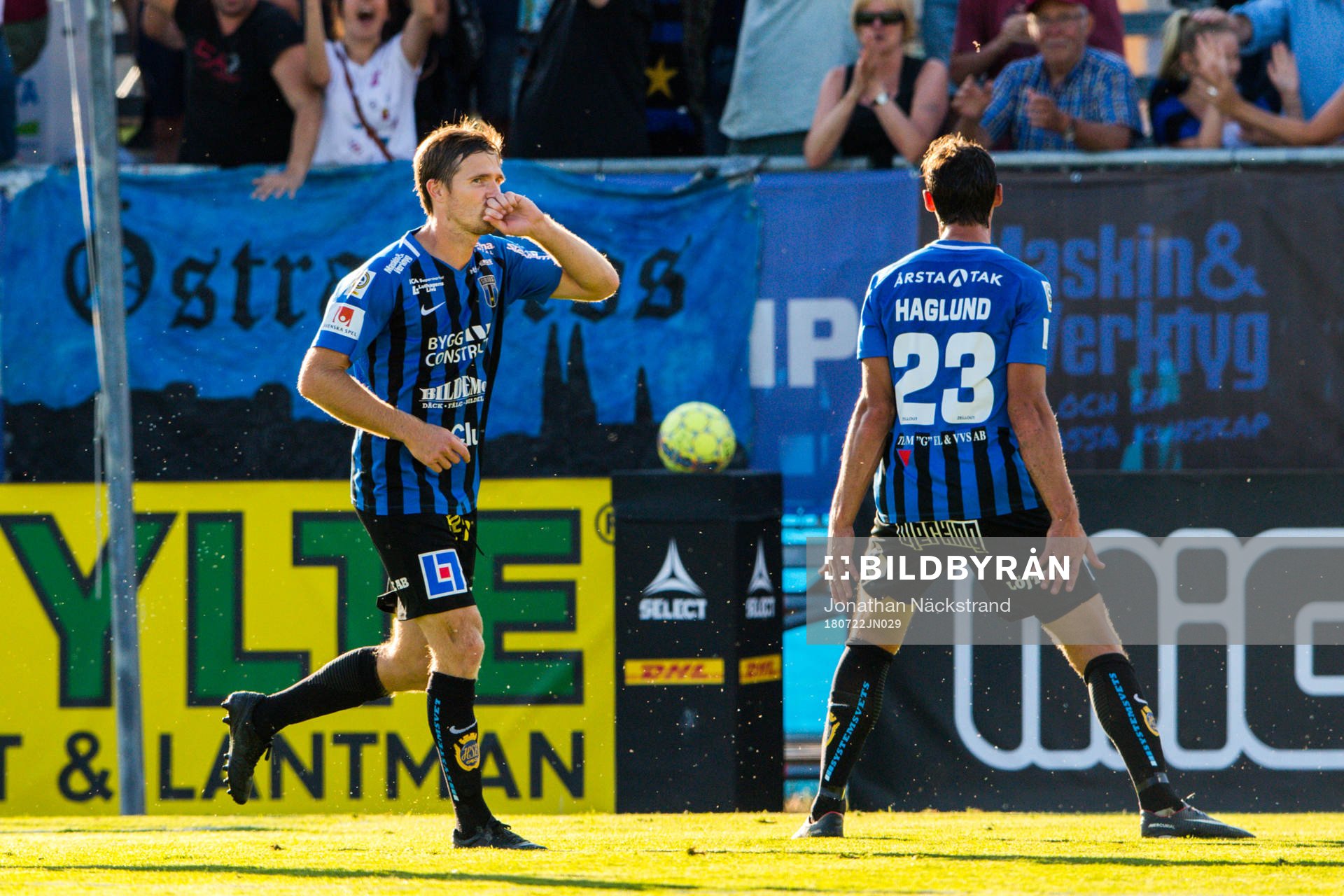 Sirius Jesper Arvidsson jublar