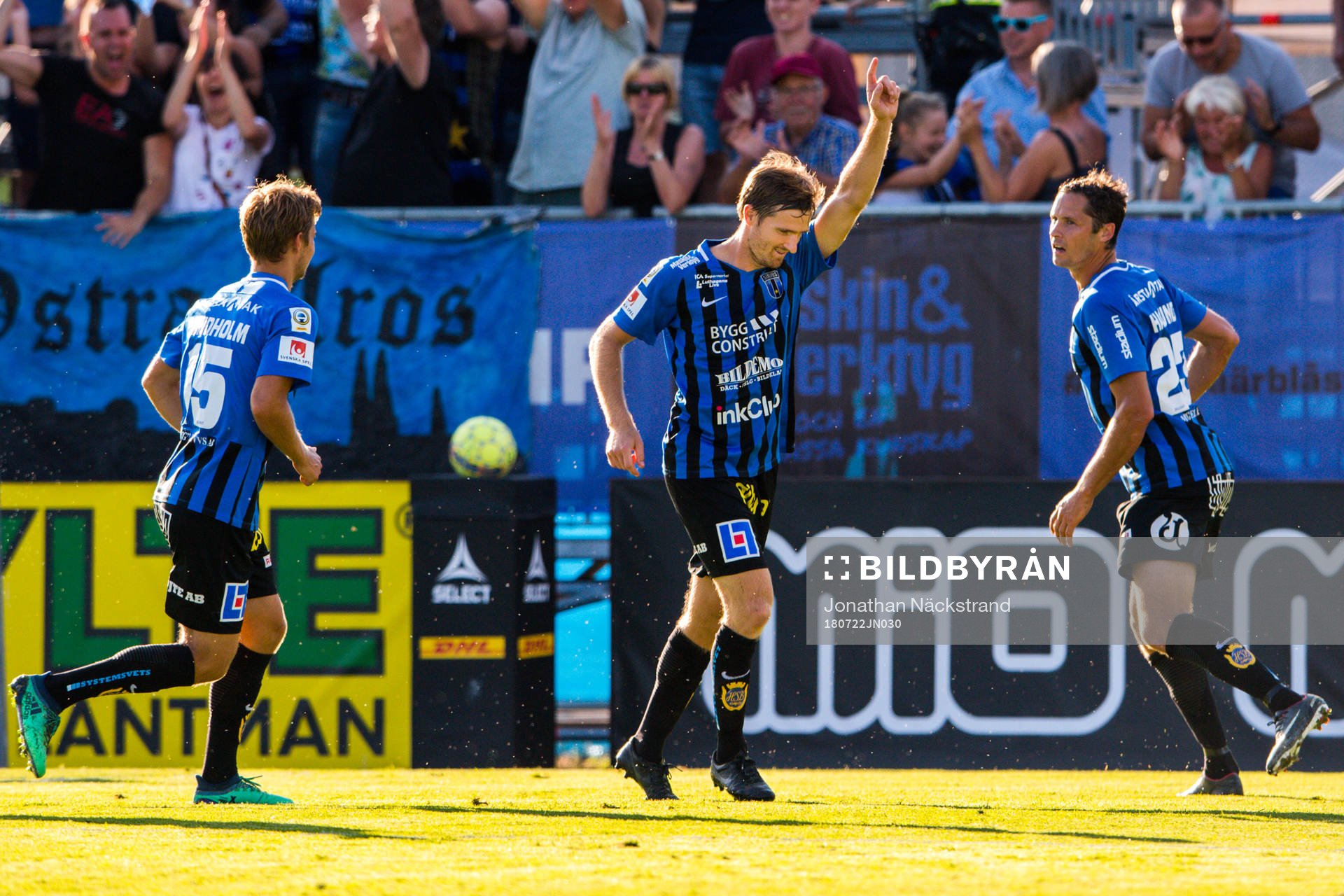 Sirius Jesper Arvidsson jublar