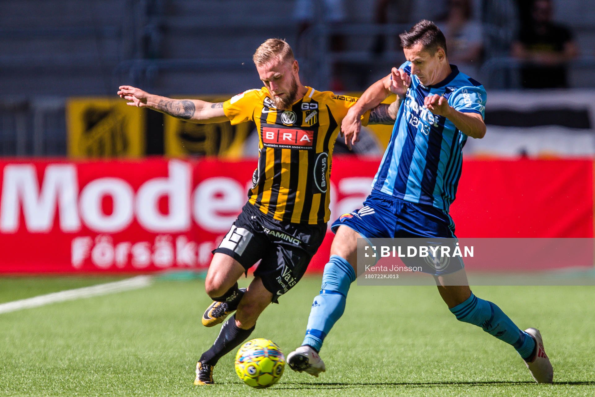 Häckens Alexander Faltsetas och Djurgårdens Haris