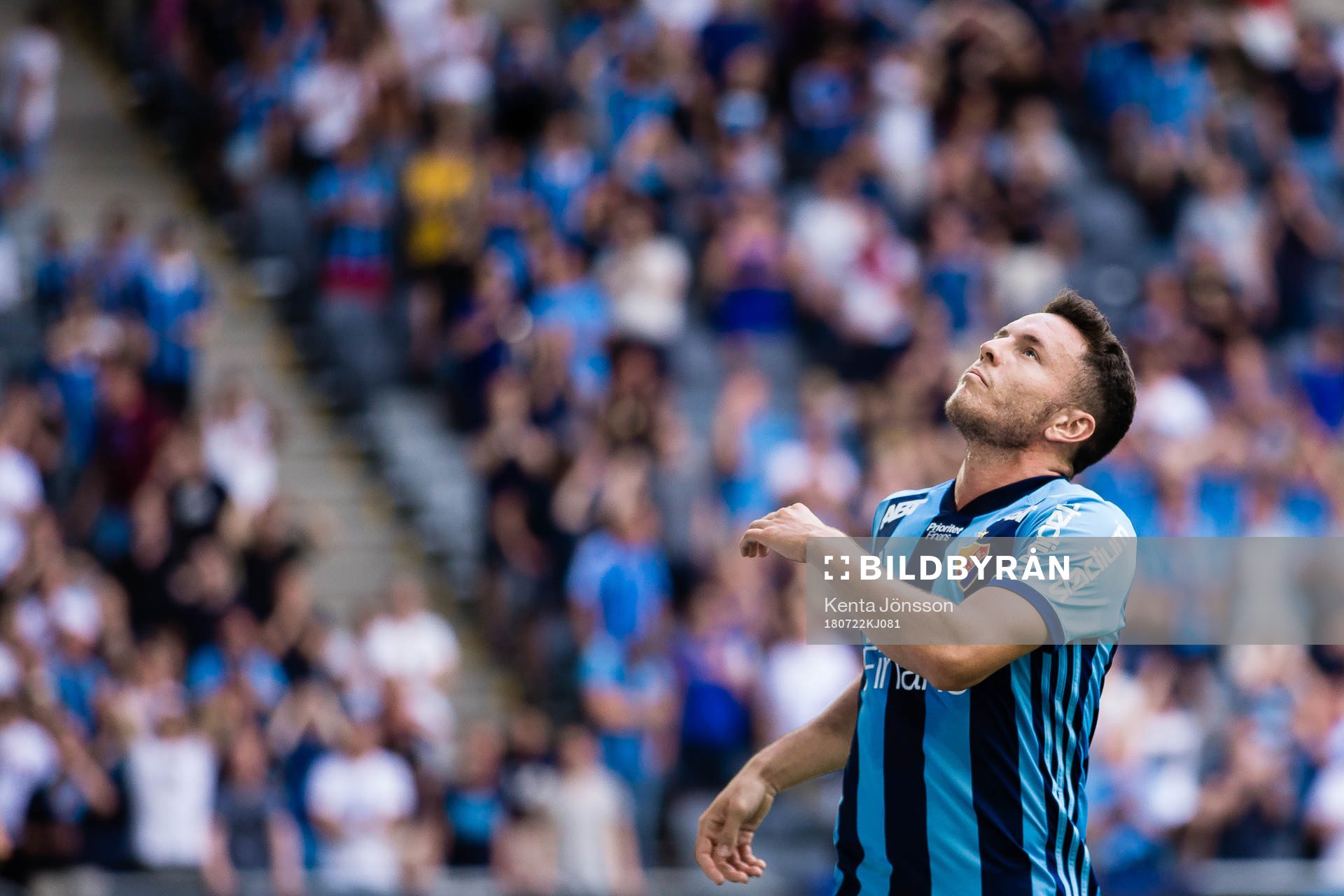 Djurgårdens Kerim Mrabti deppar