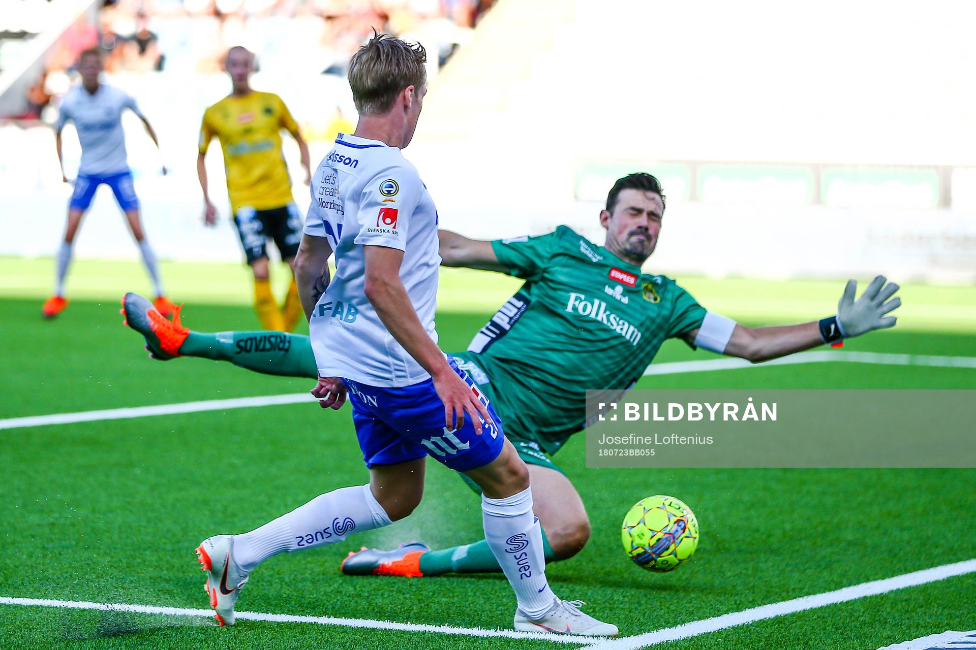 Norrköpings Arnór Sigurdsson gör 1-0