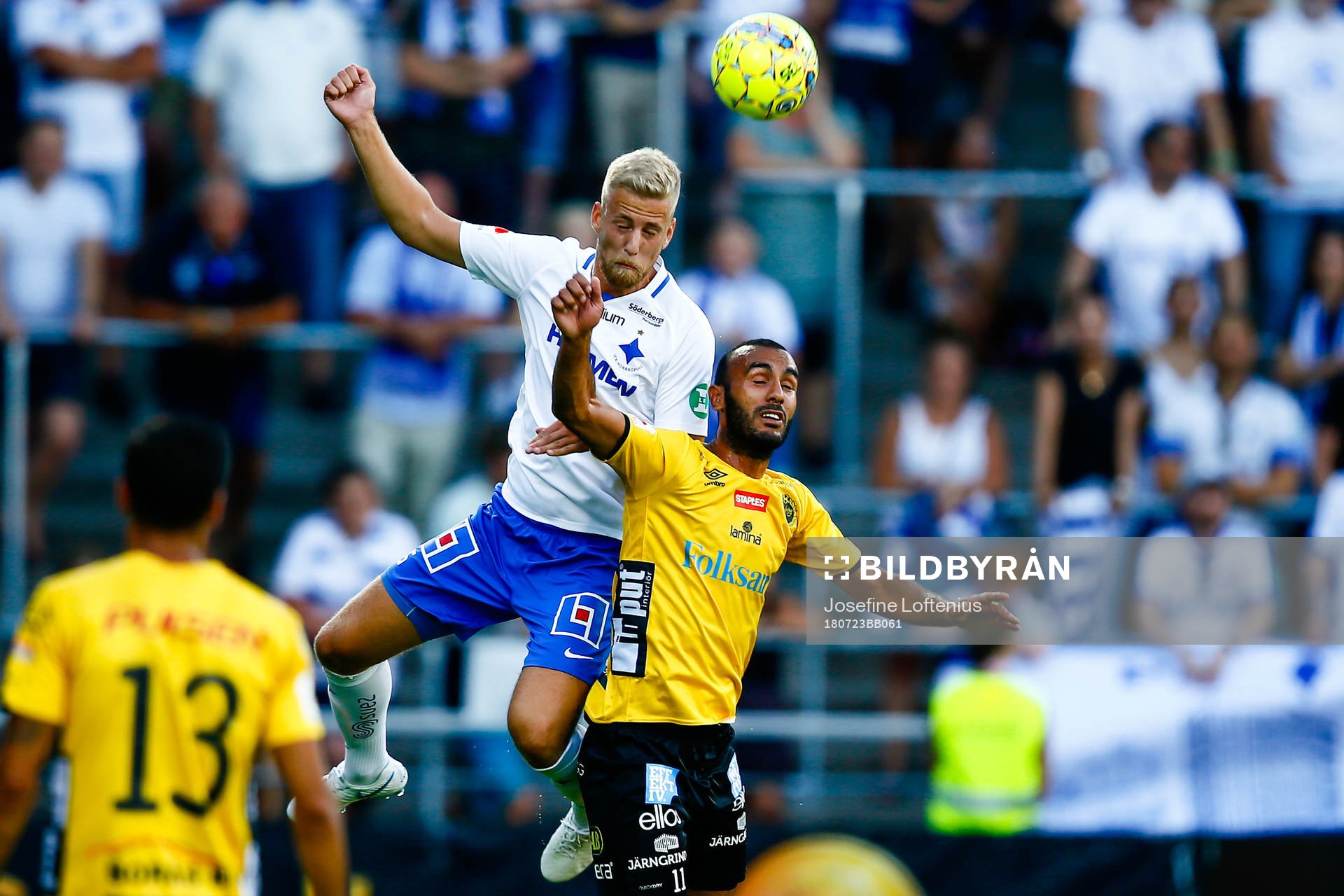 Norrköpings Filip Dagerstål och Elfsborgs Issam Jebali